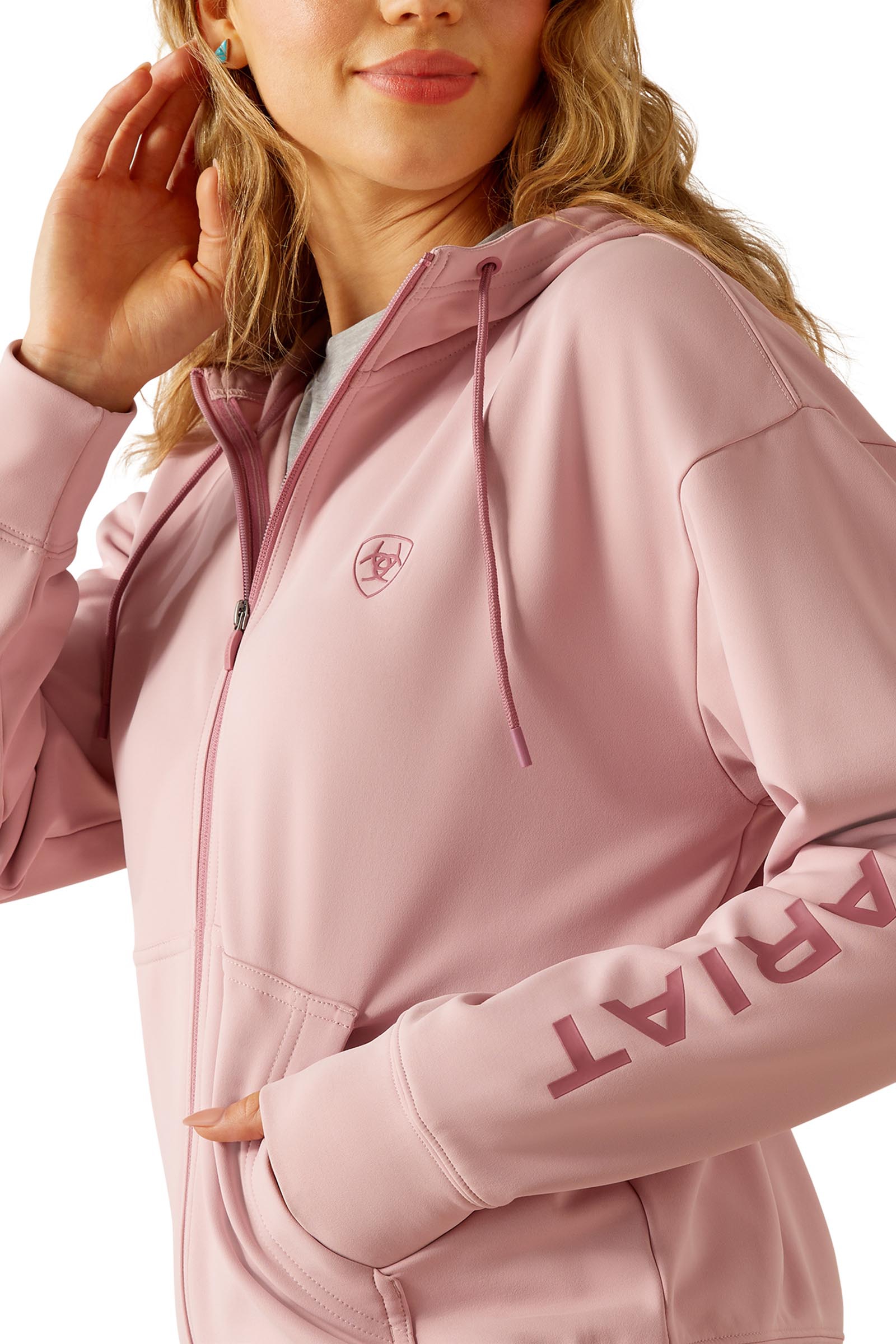 Ariat Breeze sudadera con capucha para mujer con cremallera completa