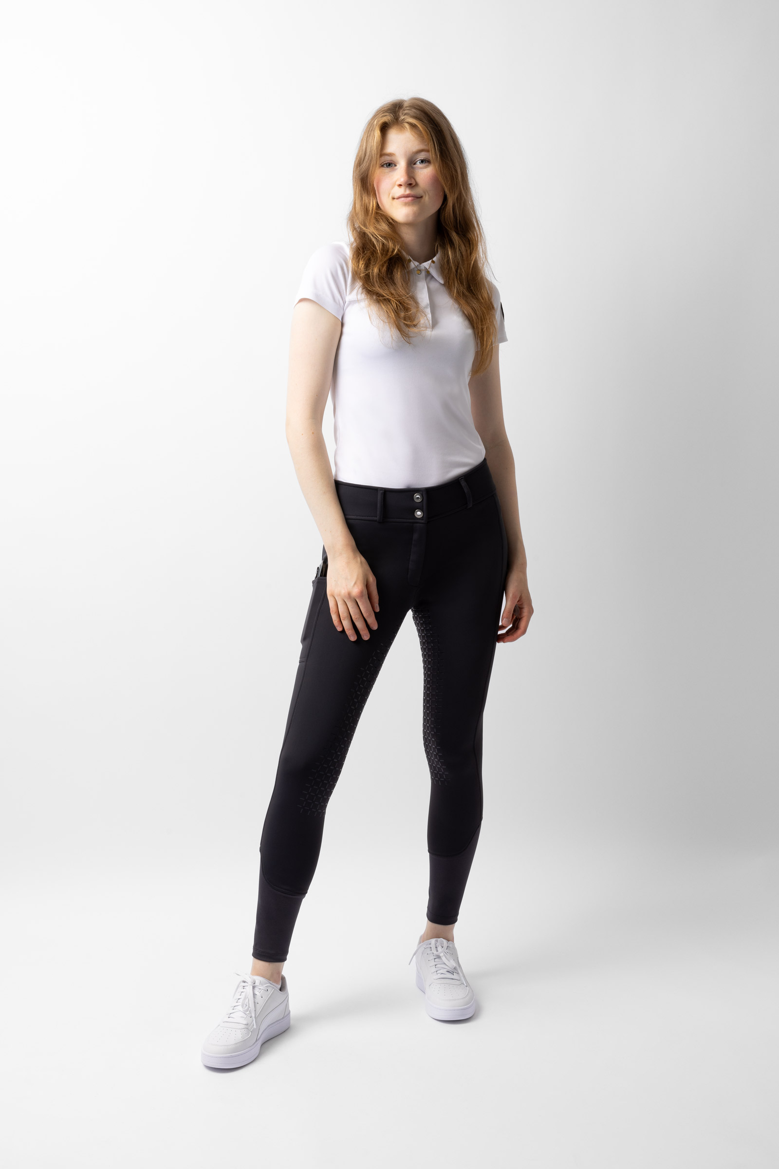Horze Macy pantalones de montar térmicos con grip completo
