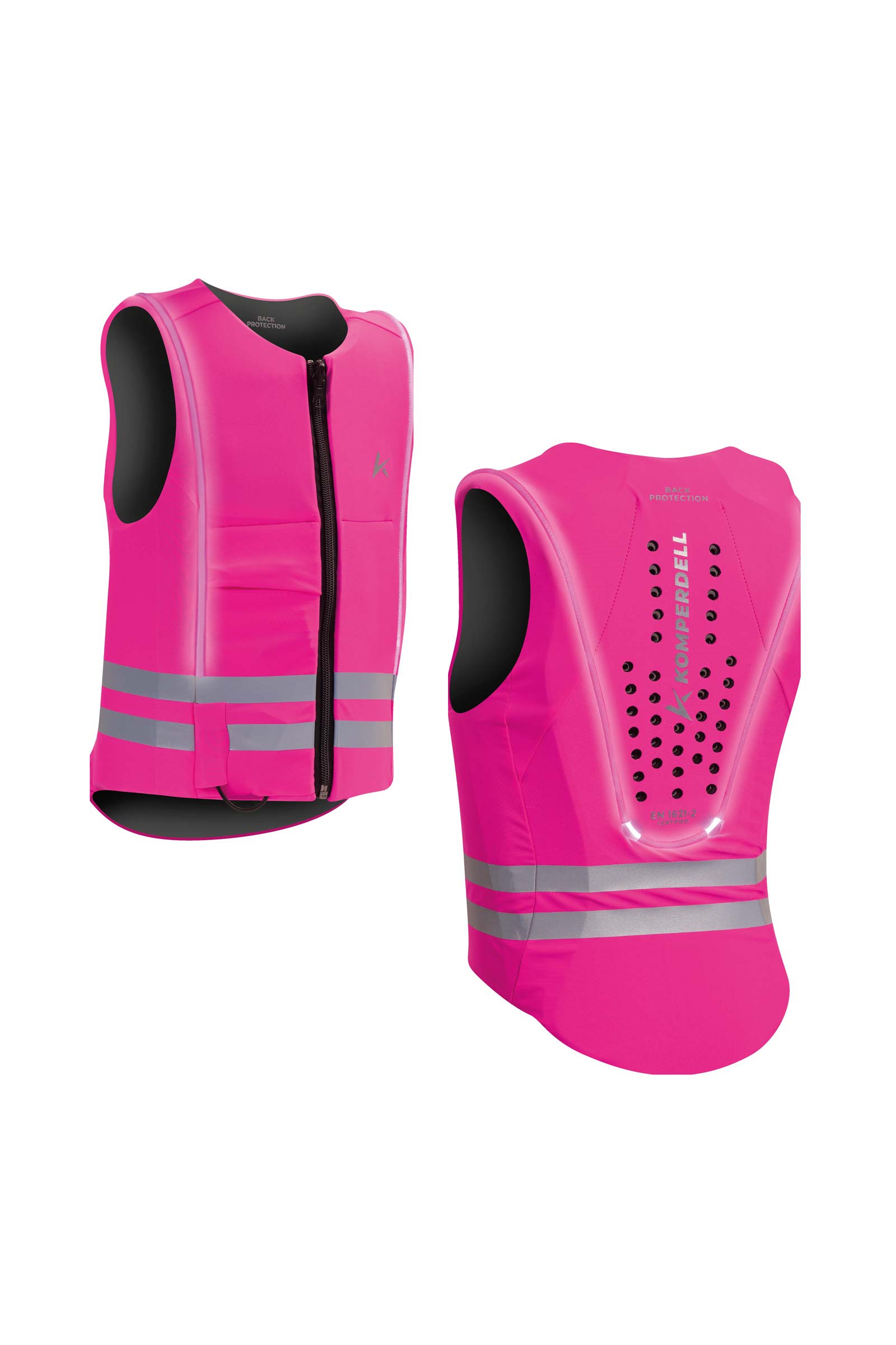 Komperdell Ballistic High Visibility Junior Protector de espalda, reversible