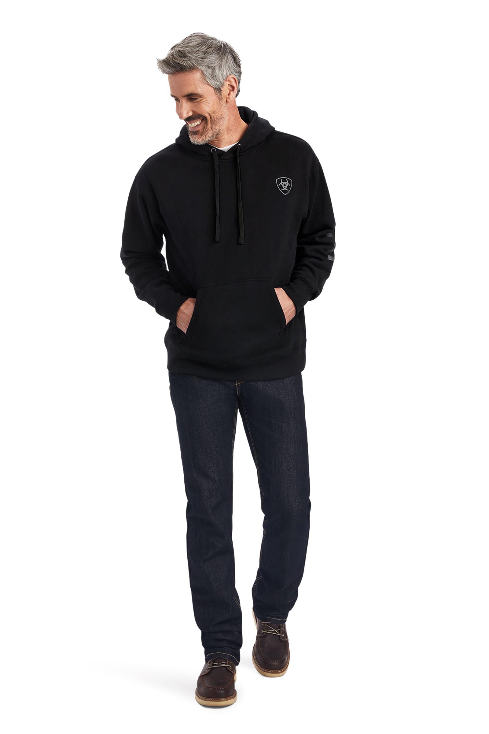 Ariat Sudadera con capucha para hombre con logo