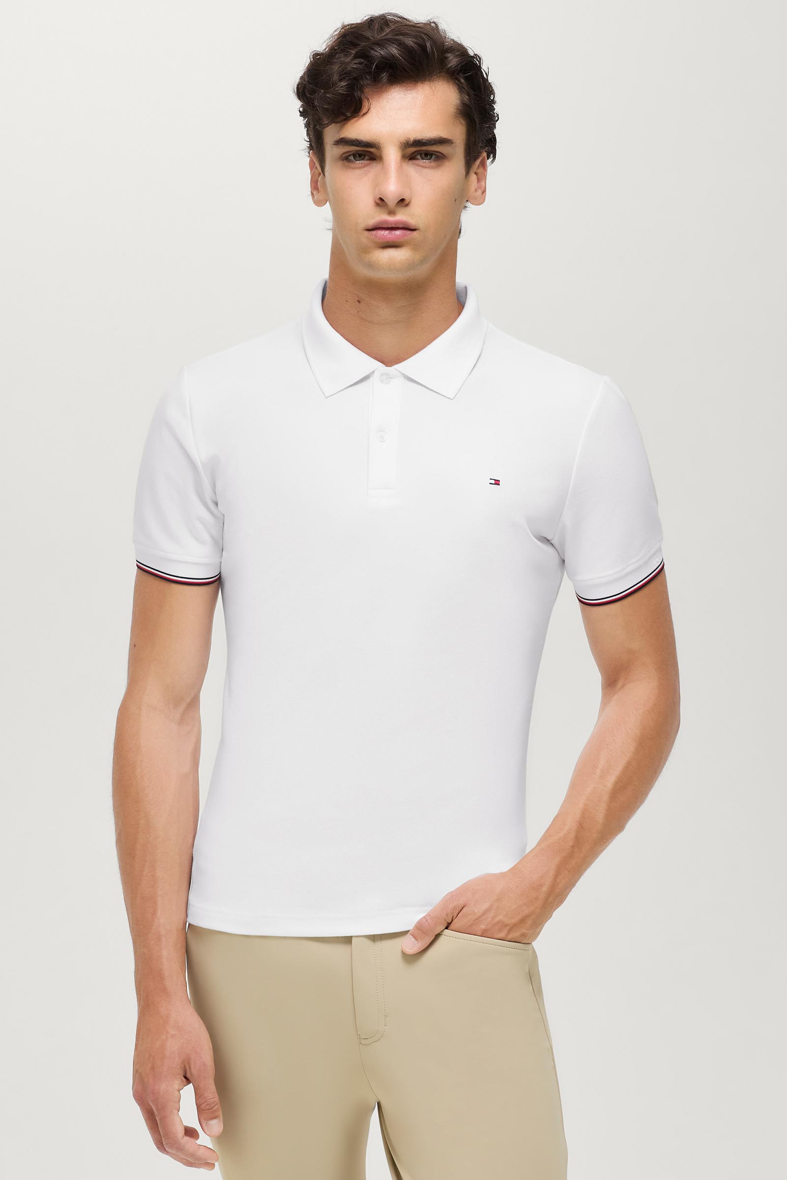 Tommy Hilfiger Equestrian Davis polo piqu&eacute; para hombre