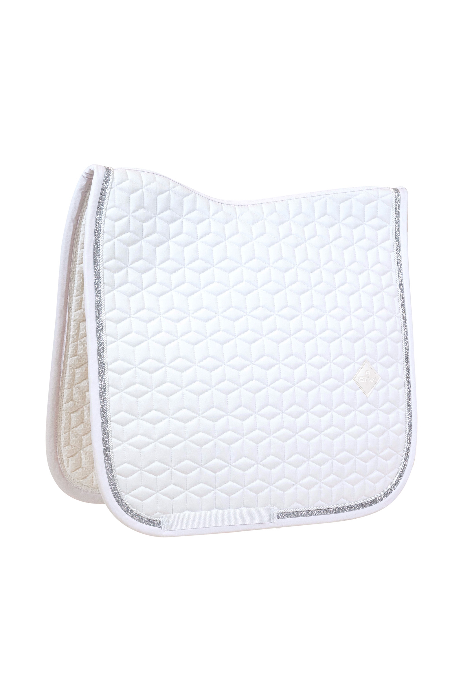 white/white Kentucky Horsewear Saddle Pad Glitter Cuerda Doma