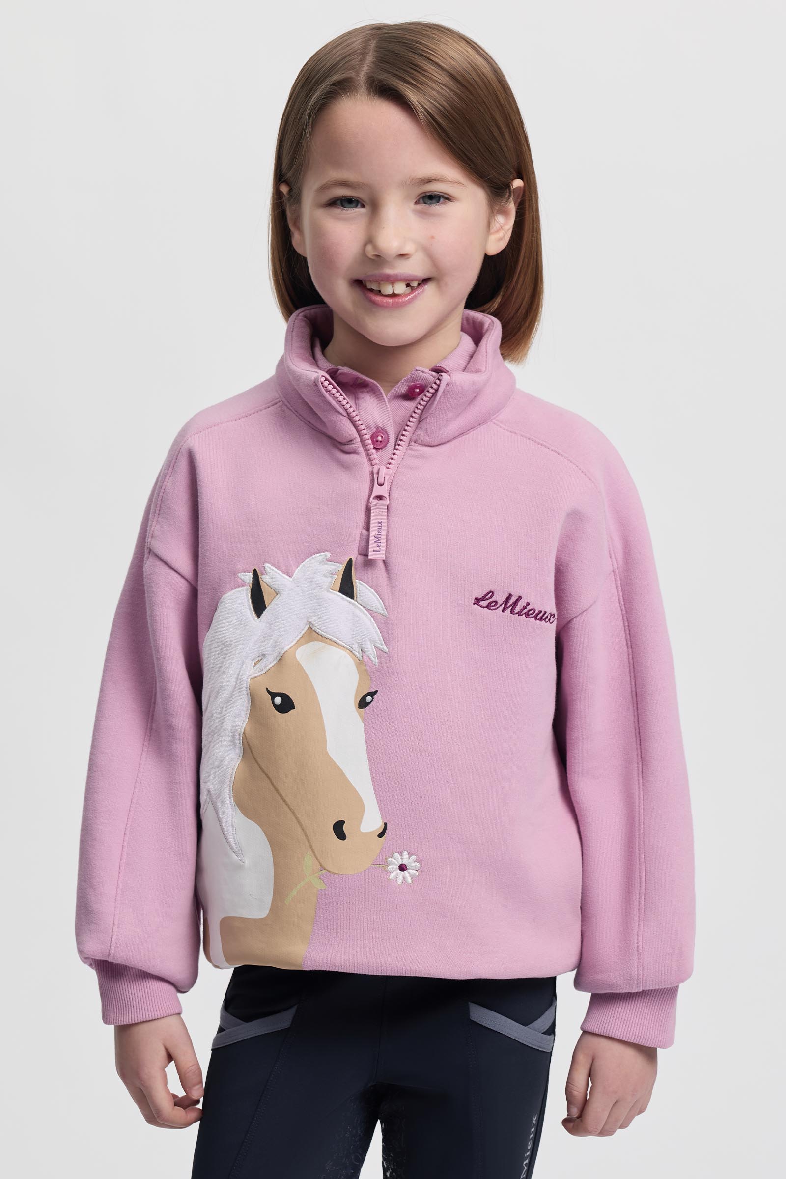 LeMieux Mini Quinn sudadera infantil con cremallera corta