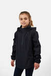 Horze Young Rider Fiora chaqueta impermeable con capucha plegable