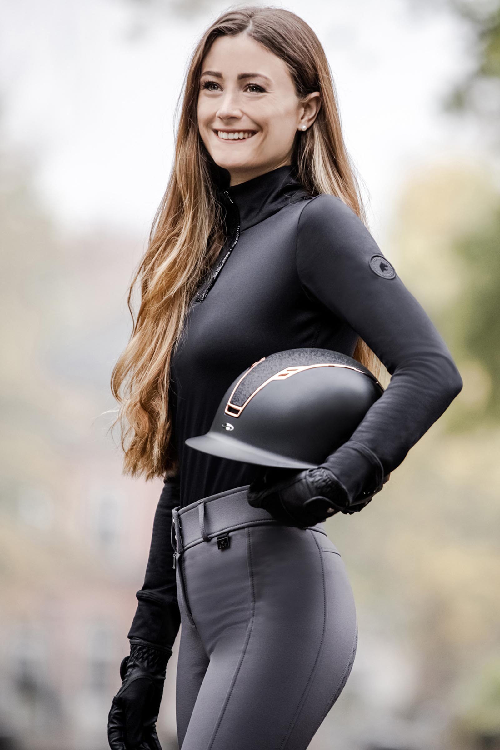 SWING H22 shine casco de equitaci&oacute;n