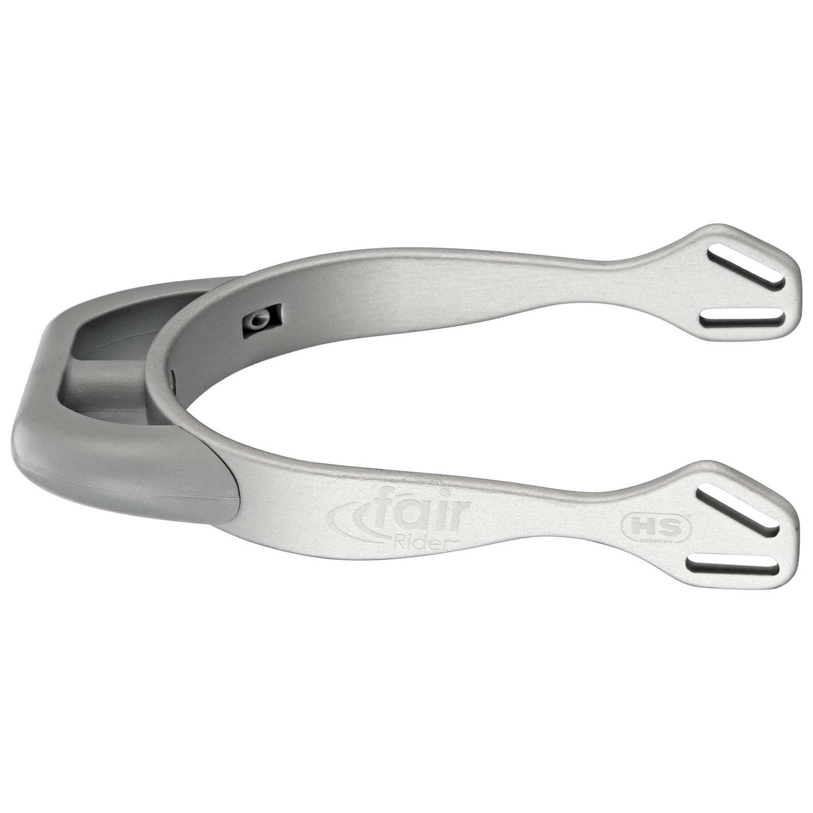 Silver/Silver Espuelas de Aluminio con Gallo Plano Sprenger FairRider 20mm