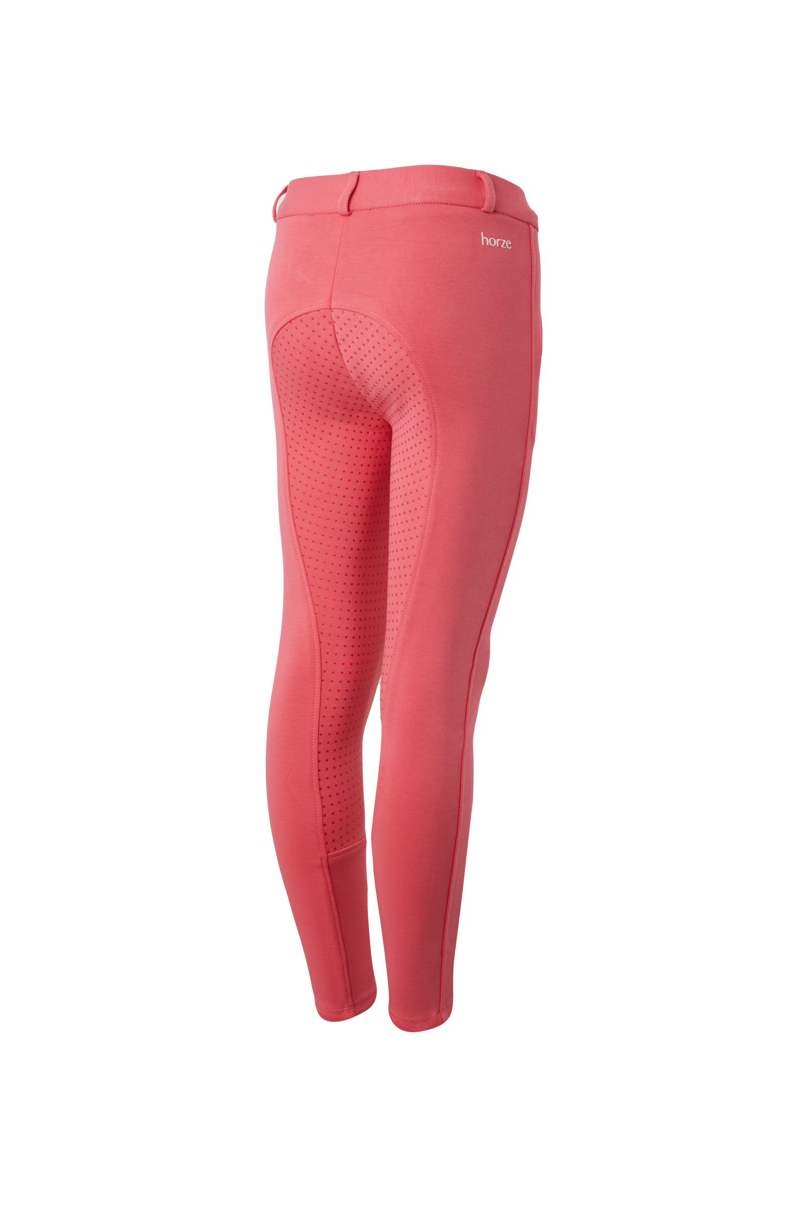 Peony pink Pantalones de Montar de Asiento Completo de Silicona Active para Niños Horze