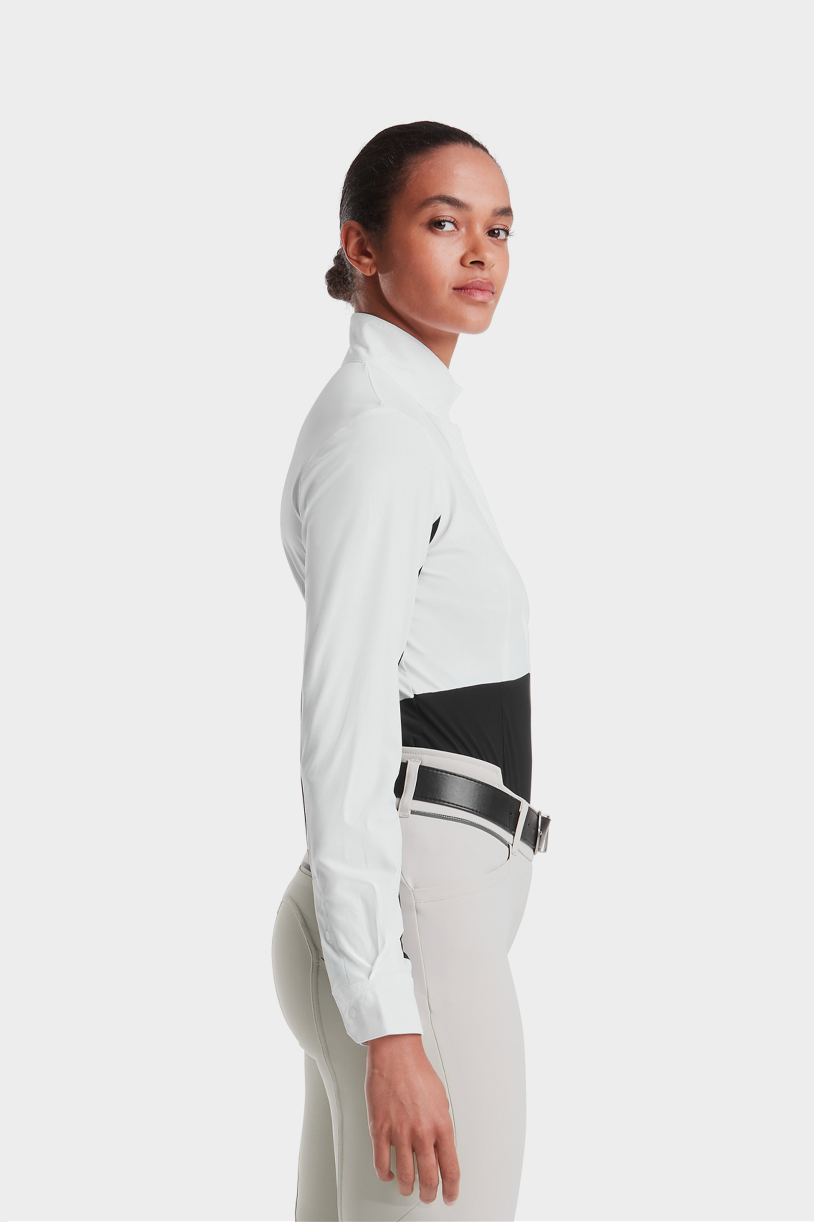 Horse Pilot Monica camisa de concurso de manga larga para mujer