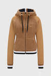 Sudadera con capucha Boss Riva Teddy Hybrid Zip