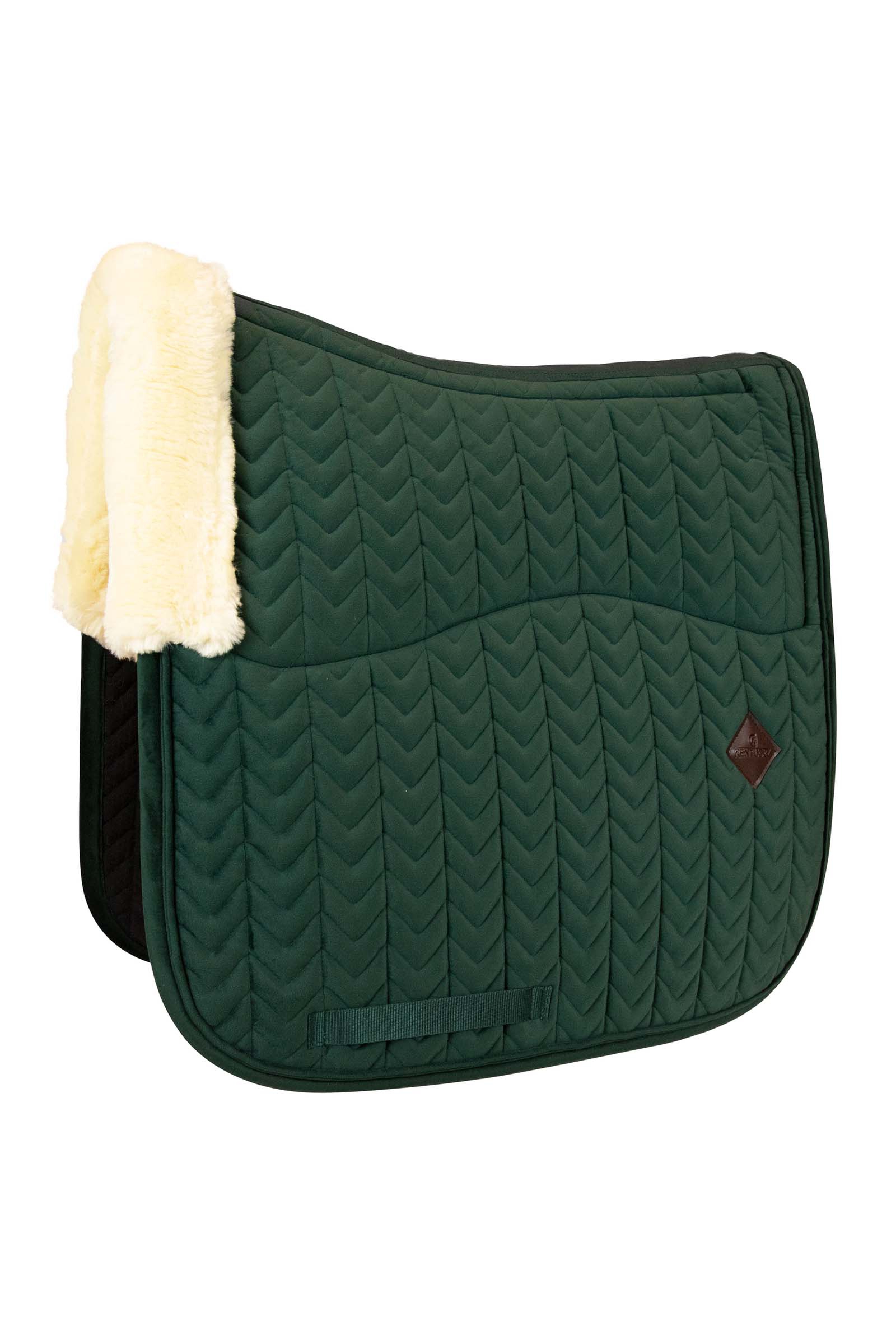 Ponderosa Pine Dark green Mantilla de Doma de Terciopelo Respetuoso con la Piel Kentucky Horsewear