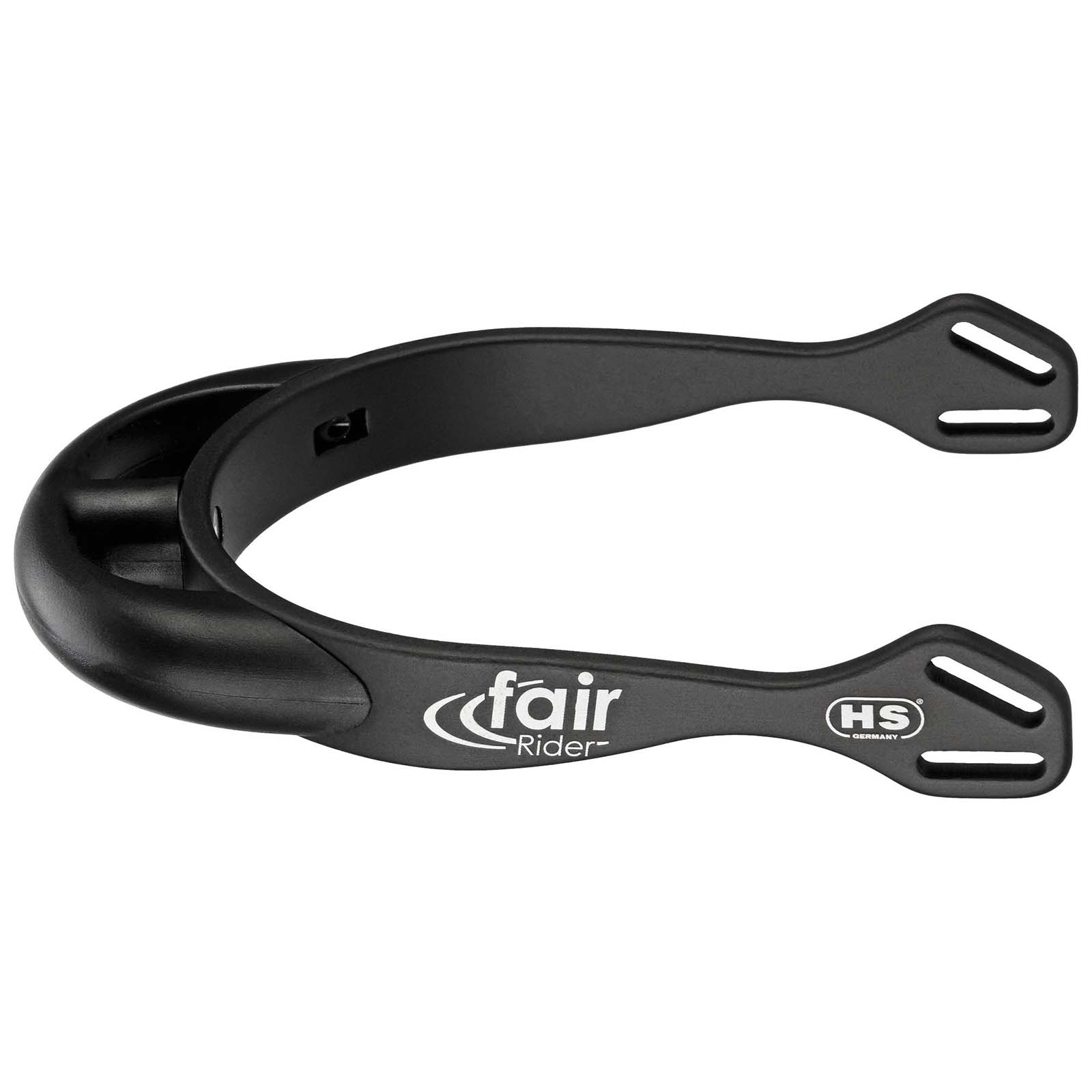 Black/Black Espuelas de Aluminio con Gallo Redondo Sprenger FairRider 20mm