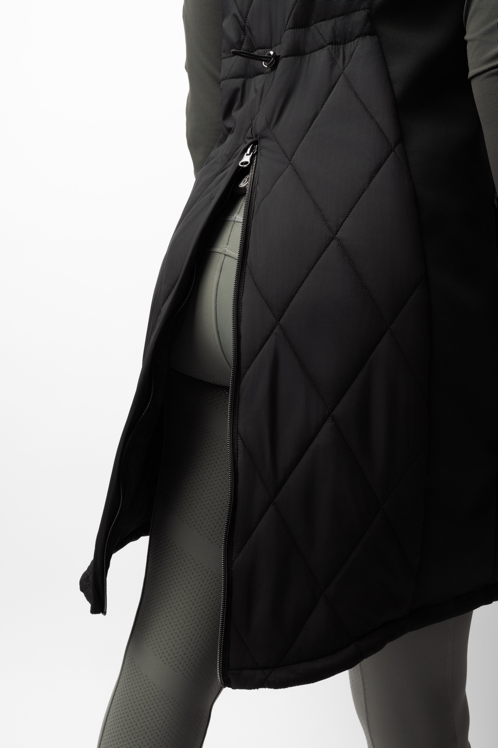 B Vertigo Agnetha chaleco largo acolchado para mujer  