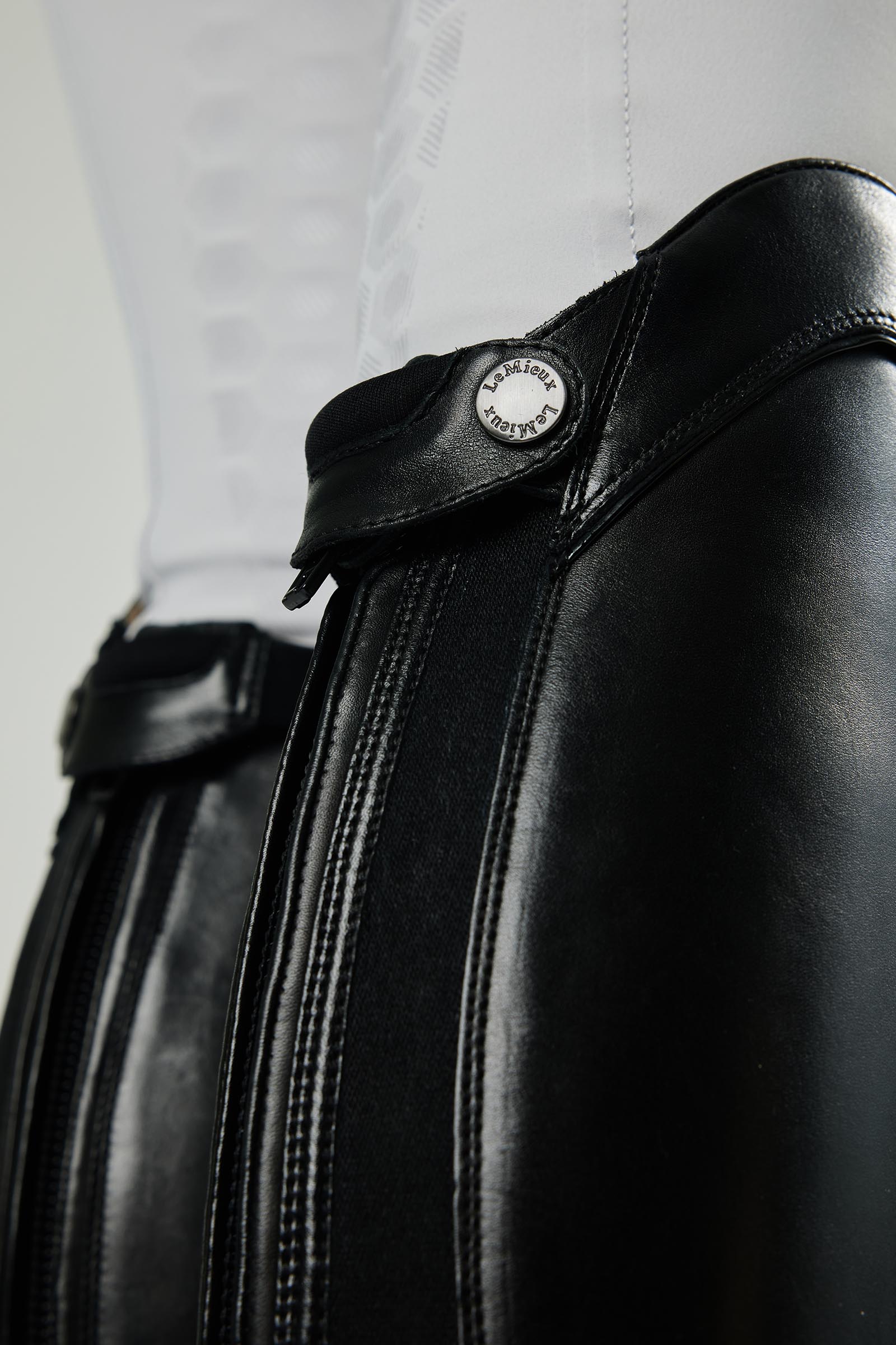 LeMieux botas de equitación con cordones, caña de altura regular