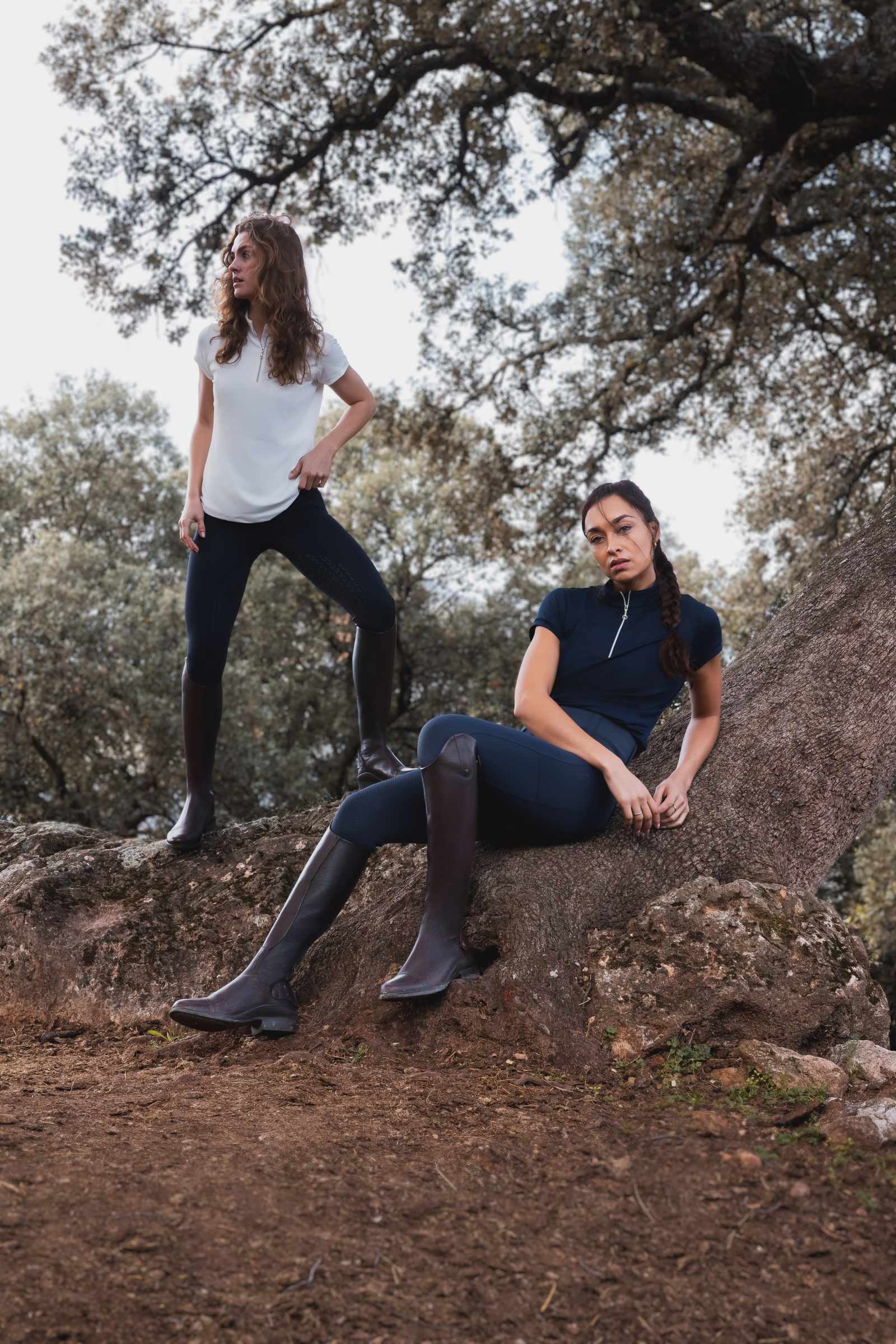 Horze Mina camiseta de entrenamiento para mujer  