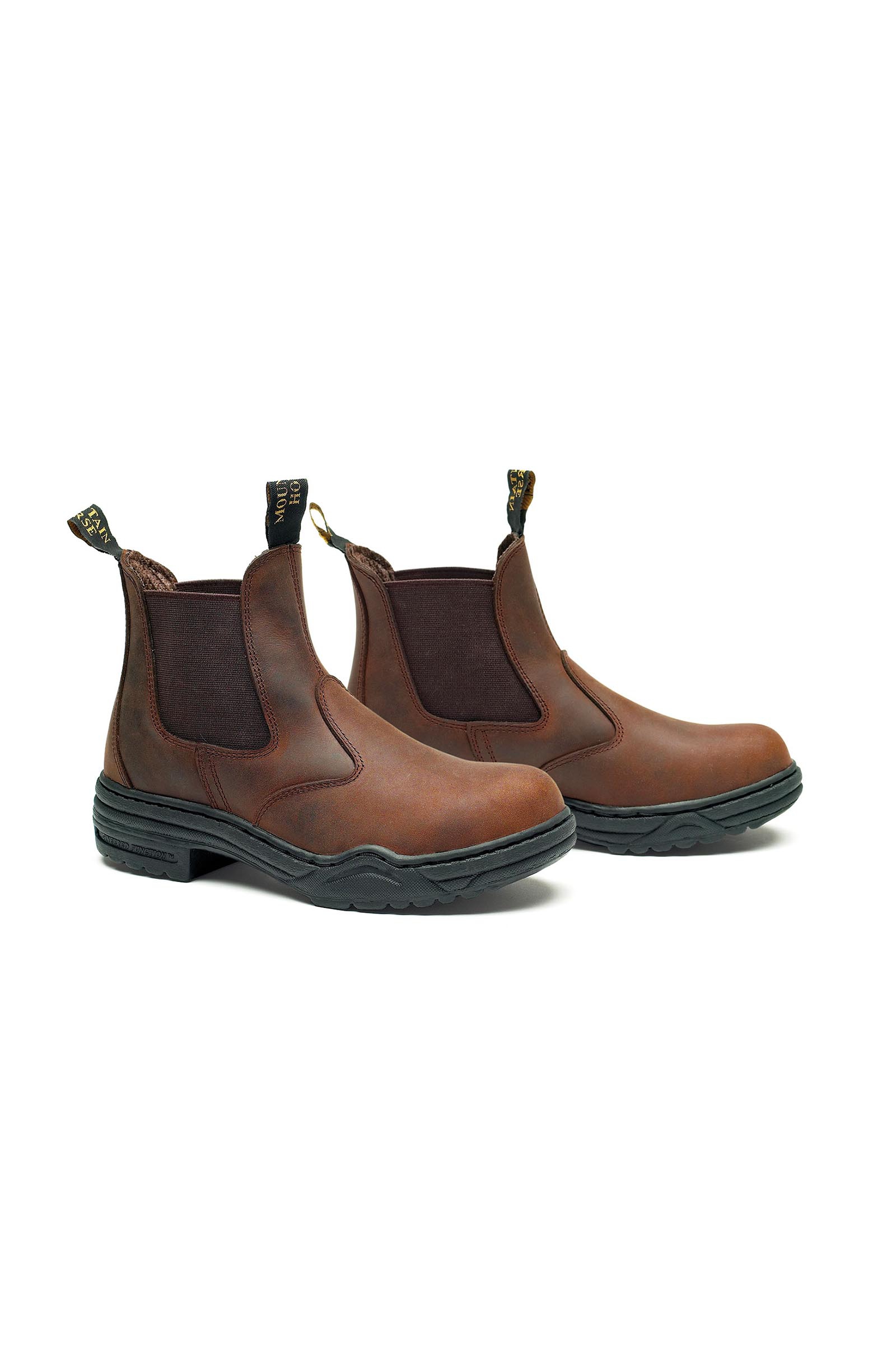 Chocolate Brown Mountain Horse botines de cuadra jodhpur para mujer