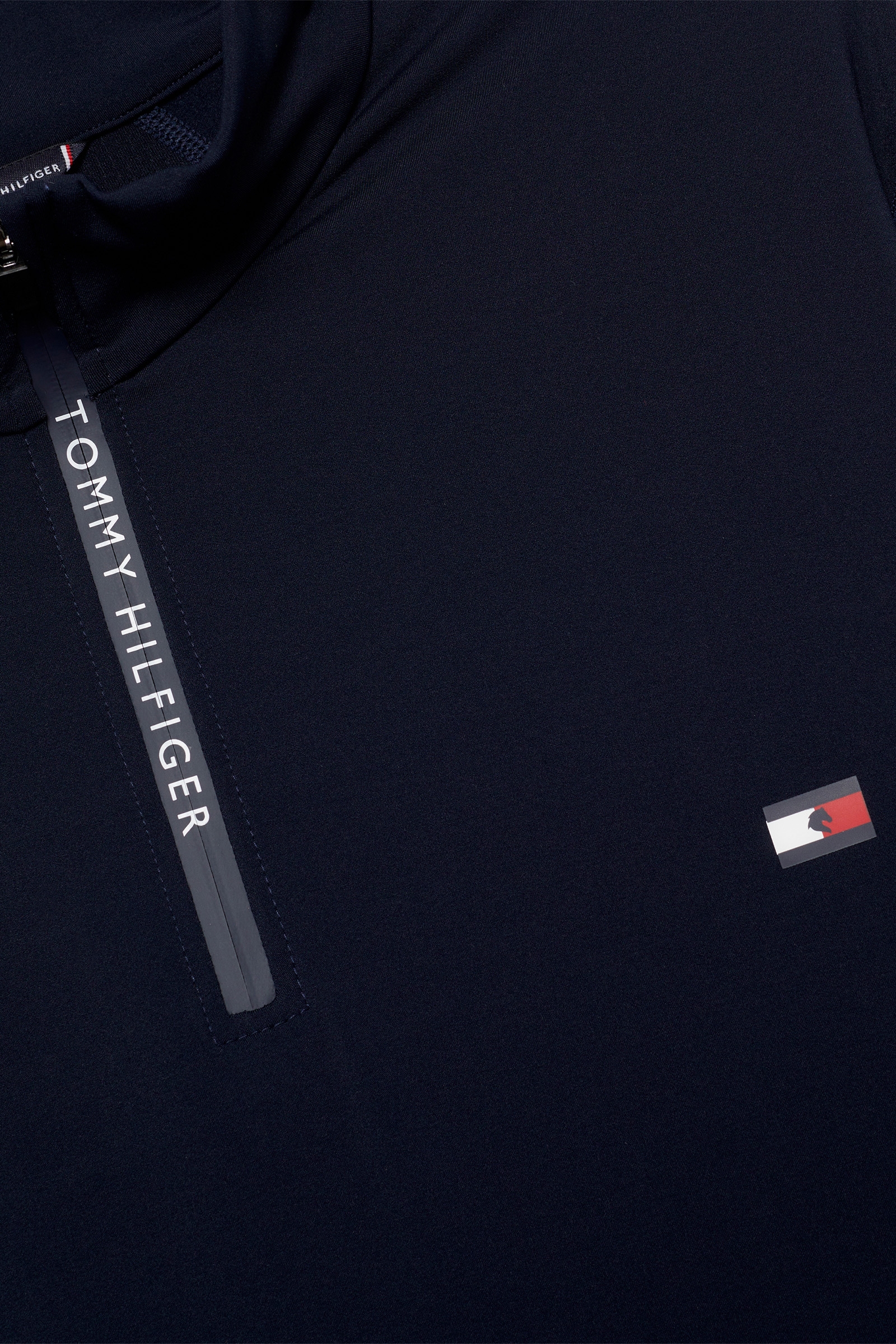 Tommy Hilfiger Equestrian 1/4 Zip - Camiseta térmica para hombre 