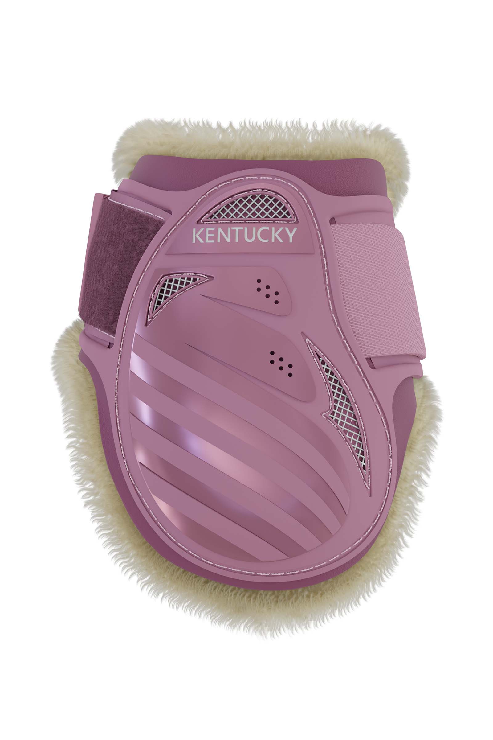 Old Rose Pink Protectores de Menudillo Piel de Oveja Vegana Kentucky Horsewear Young Horse