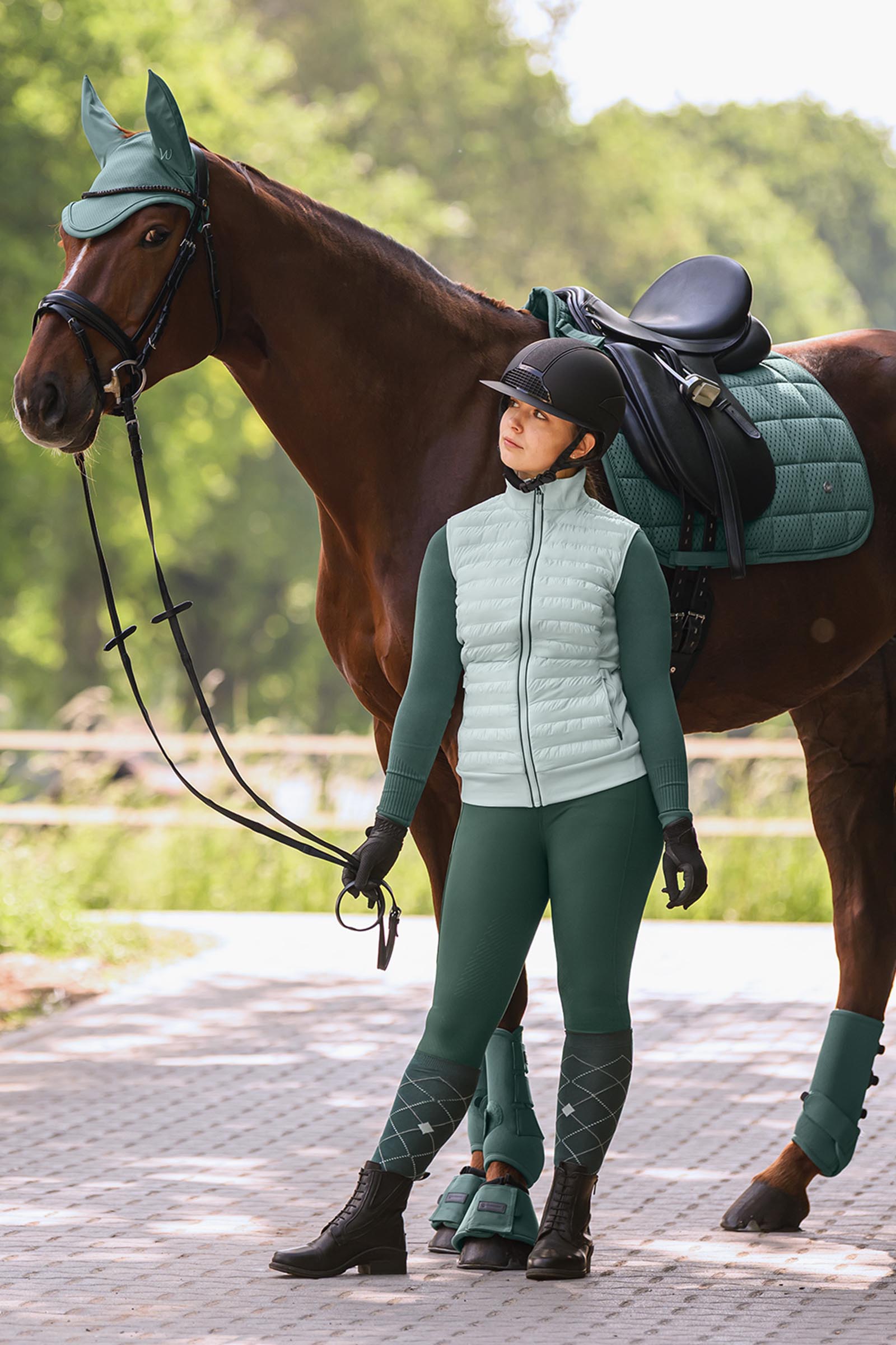 ELT Argyle calcetines de equitaci&oacute;n transpirables