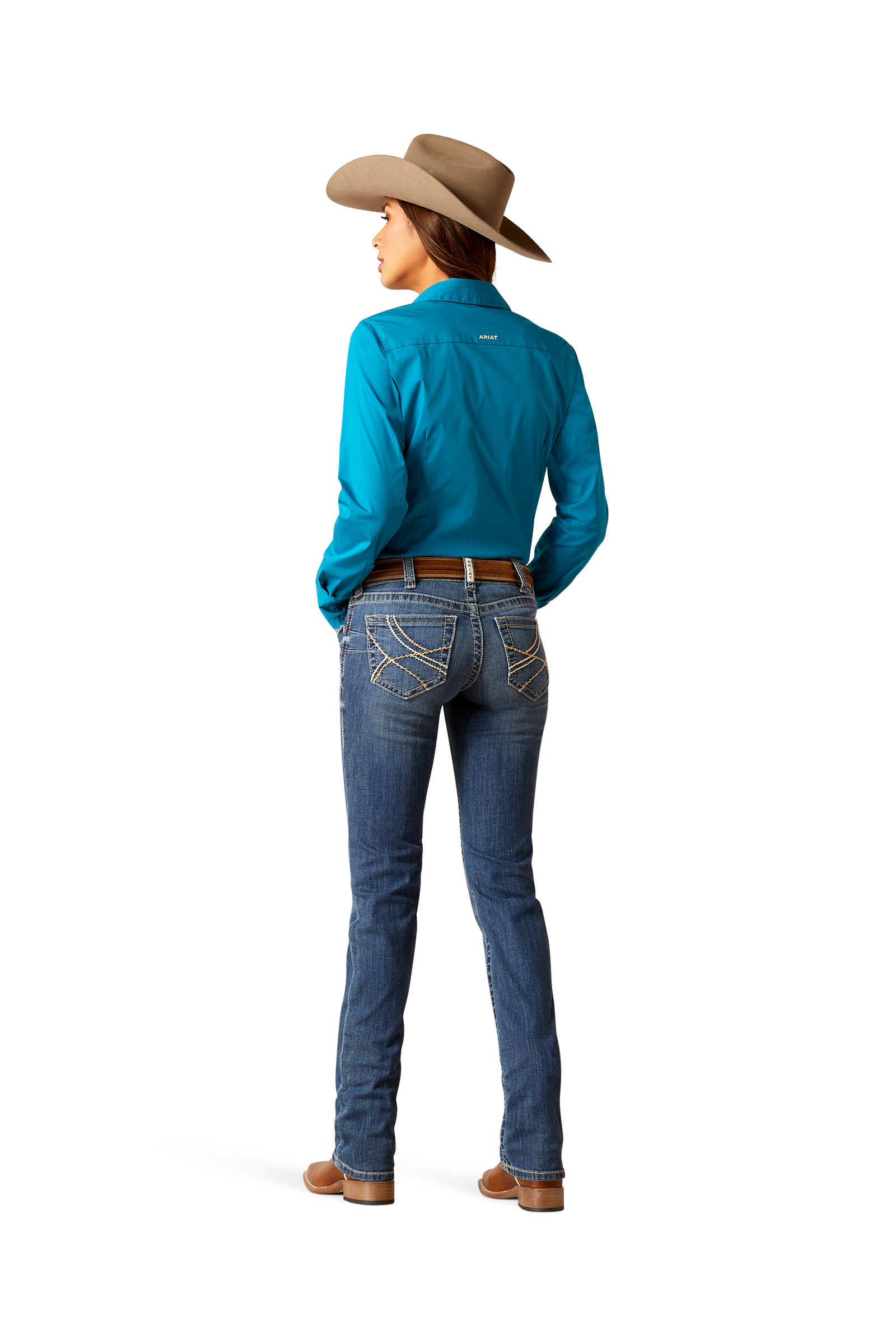 Ariat Real Mr Everlee - Vaqueros rectos para mujer