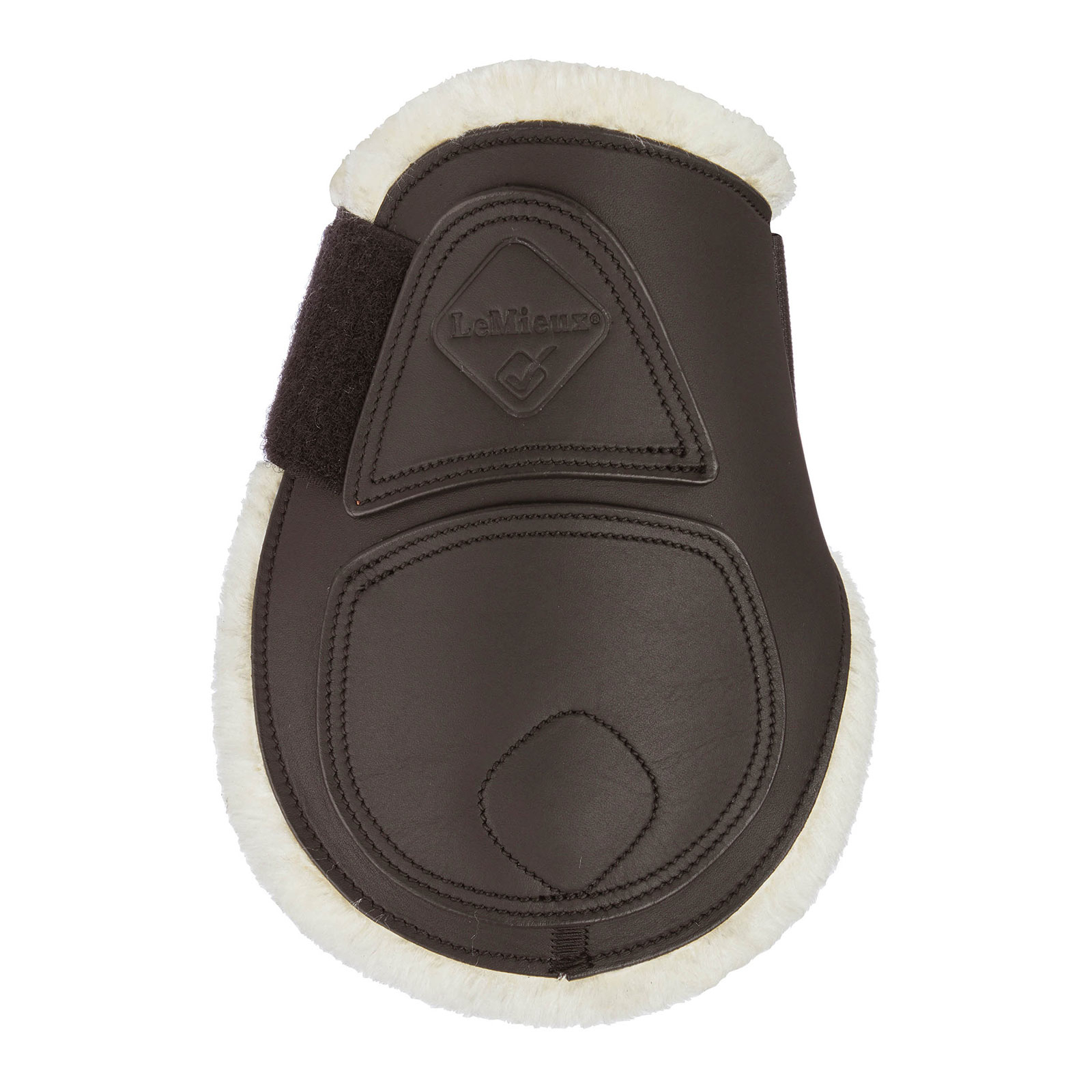 Brown Protectores de Menudillos de Cuero LeMieux Capella Comfort
