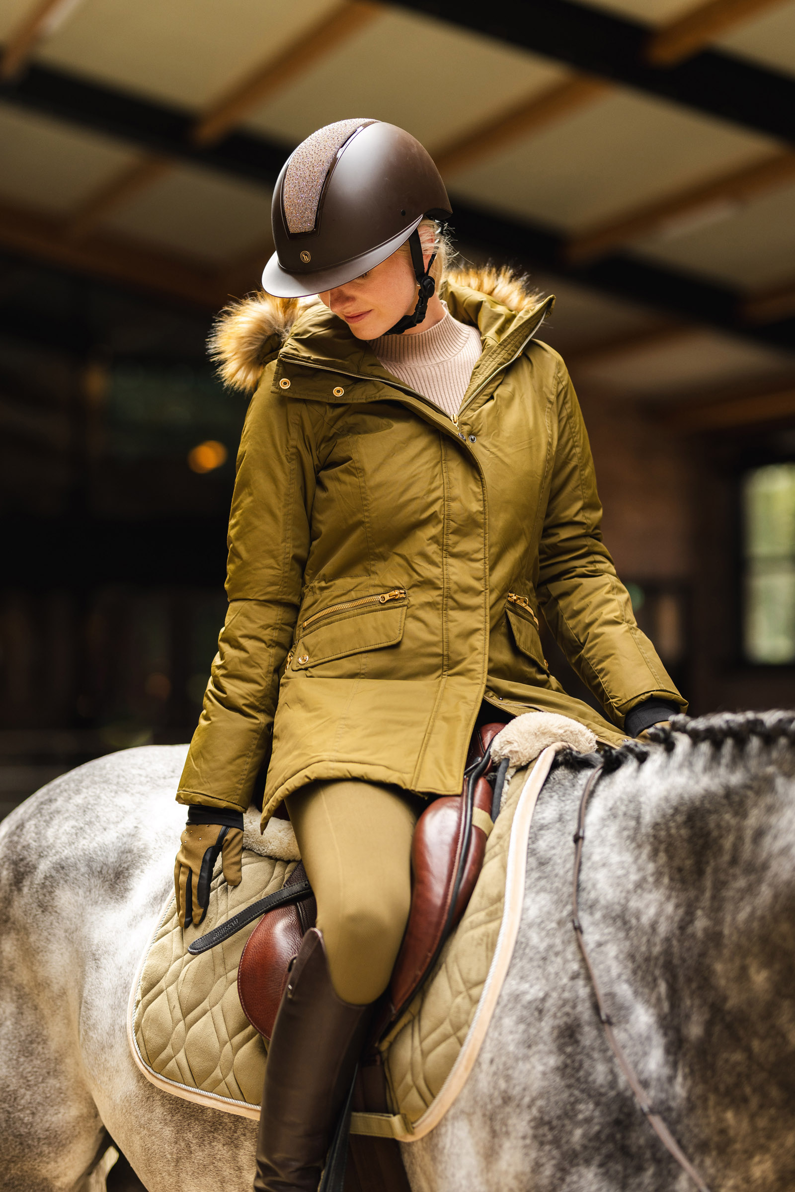 Chaqueta Parka para Mujer Horze Mikaela