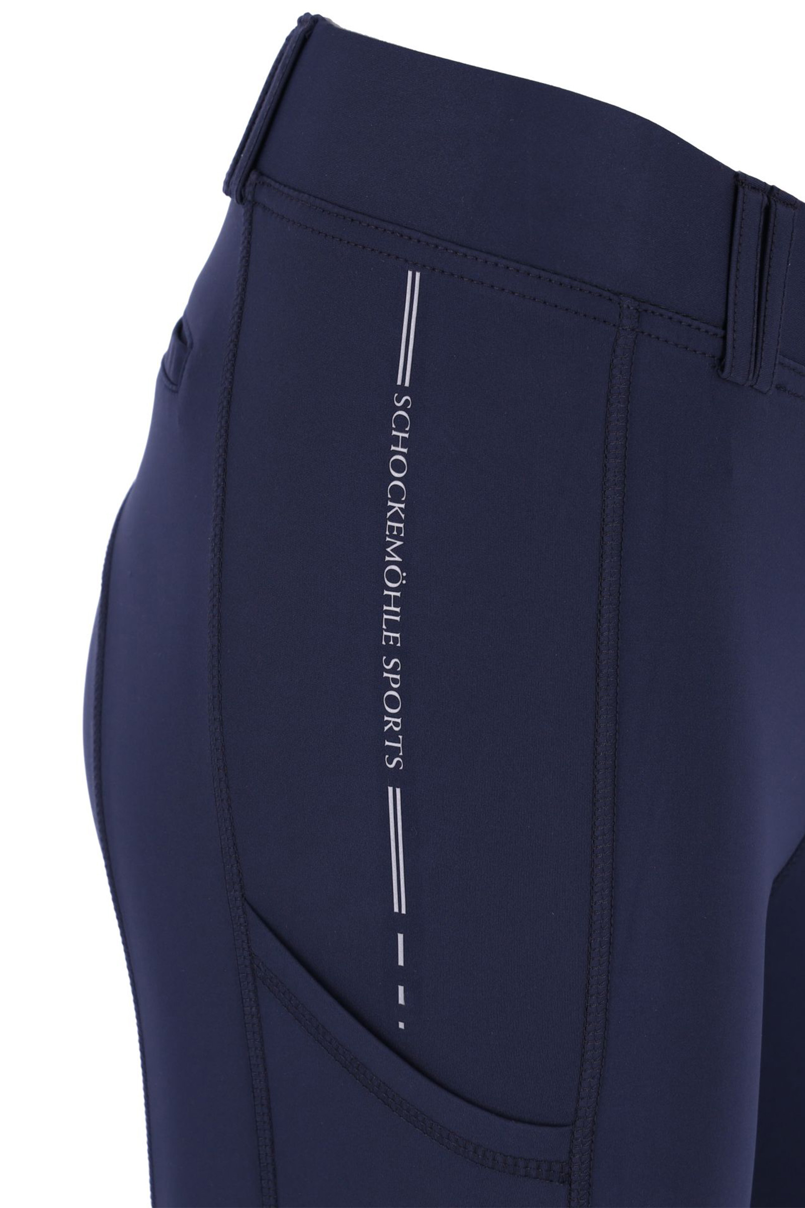 Schockem&ouml;hle Sports New Pocket Mallas de equitaci&oacute;n para mujer con refuerzo en la rodilla