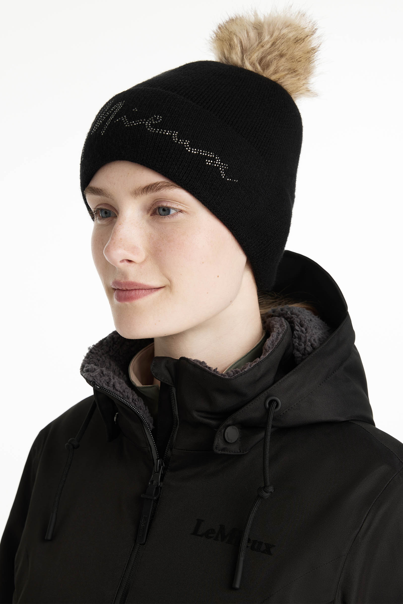 LeMieux gorro Sparkle con detalles brillantes