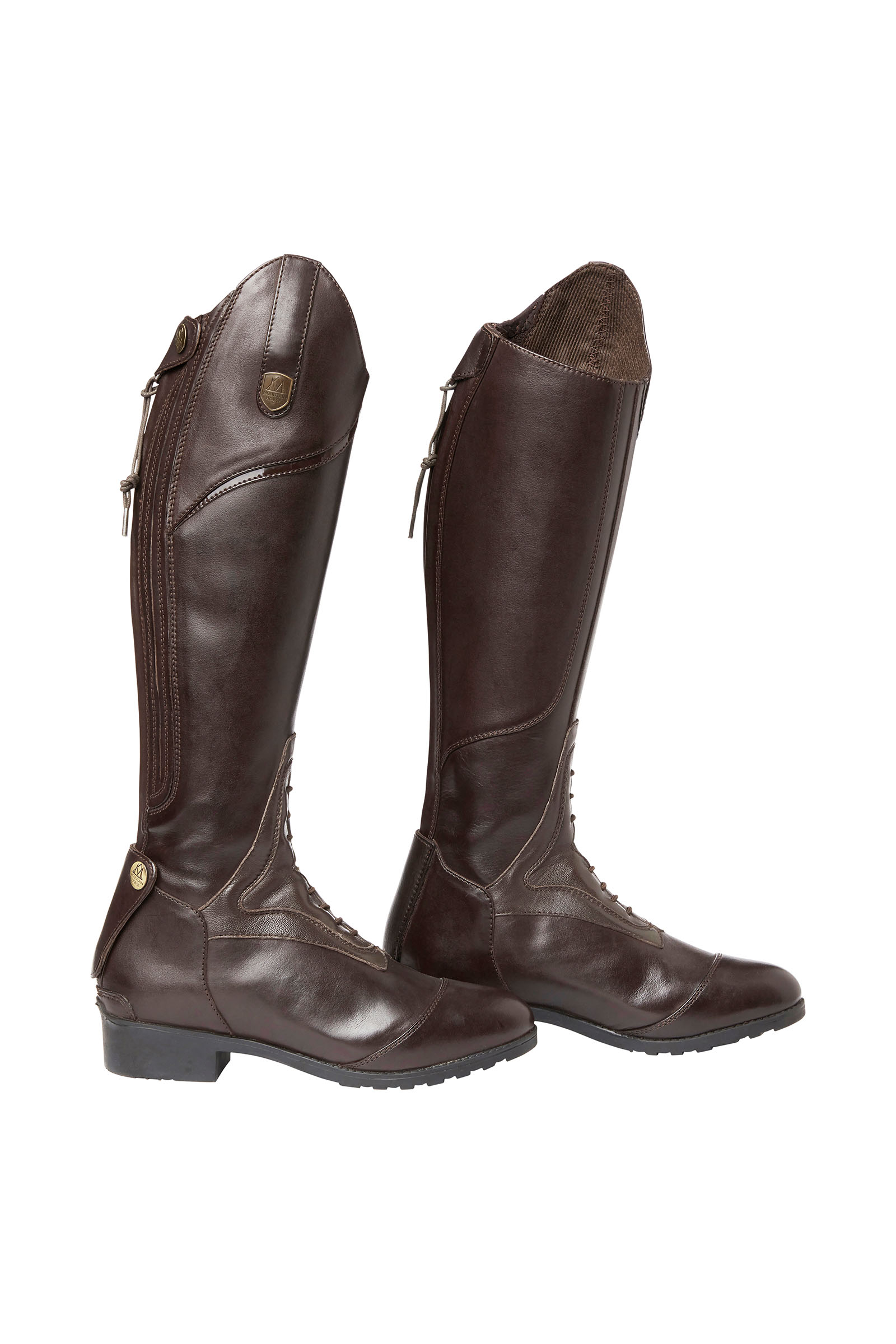 Dark Brown Mountain Horse Sovereign Young Tall Botas de equitación para niños 