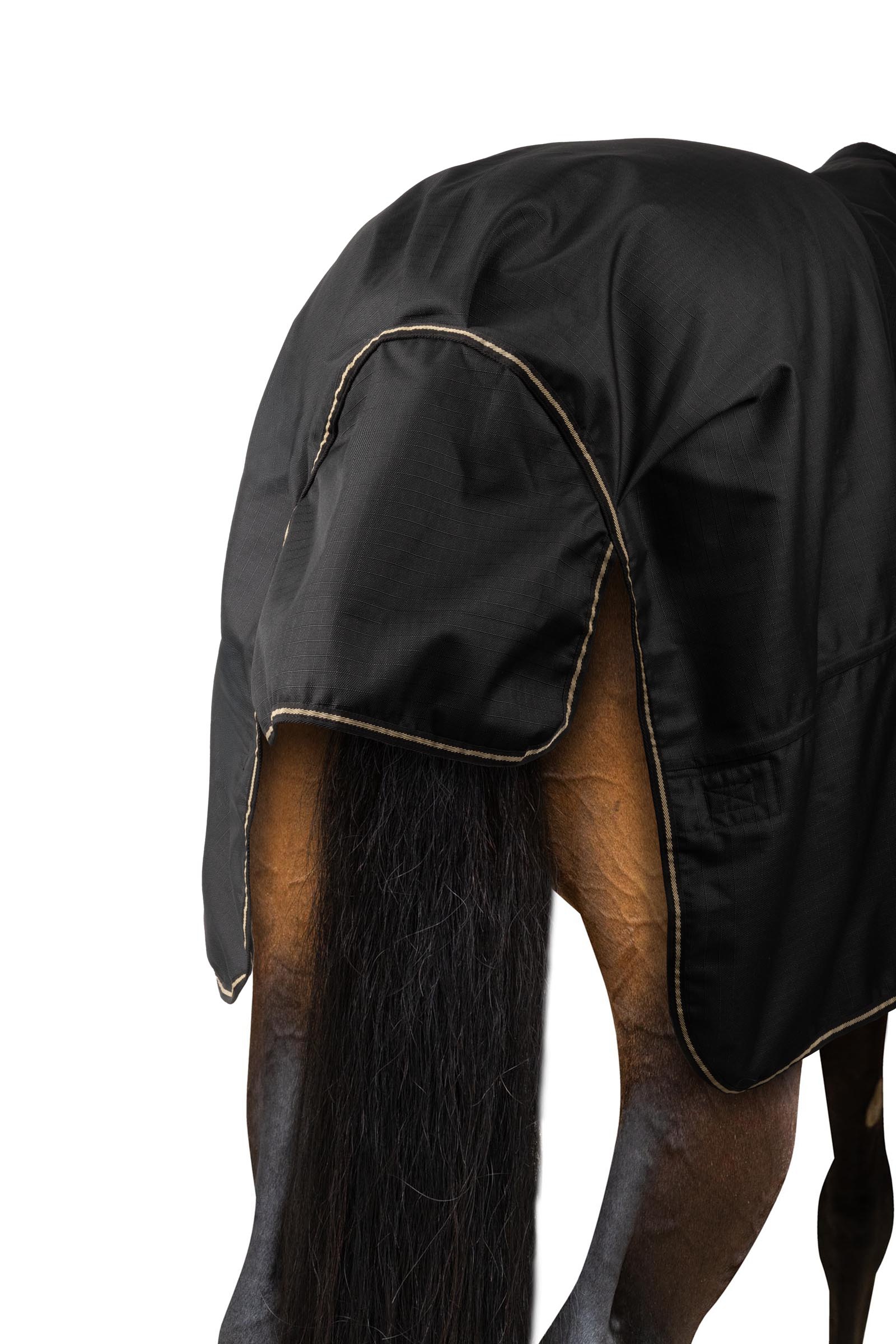 Horze 1200D manta de exterior con cuello desmontable, 200 g