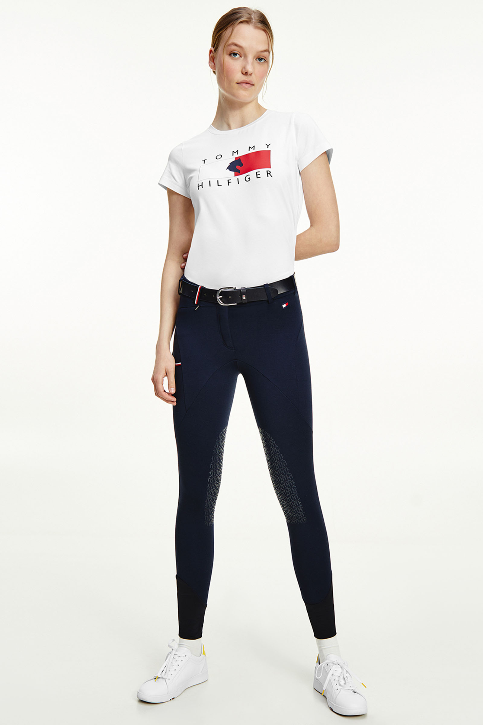 Tommy Hilfiger Equestrian Pantalones de concurso de alto rendimiento para mujer