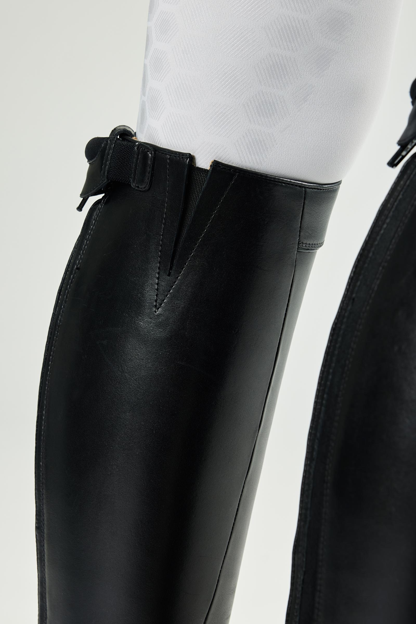 LeMieux botas de equitación con cordones, caña de altura regular