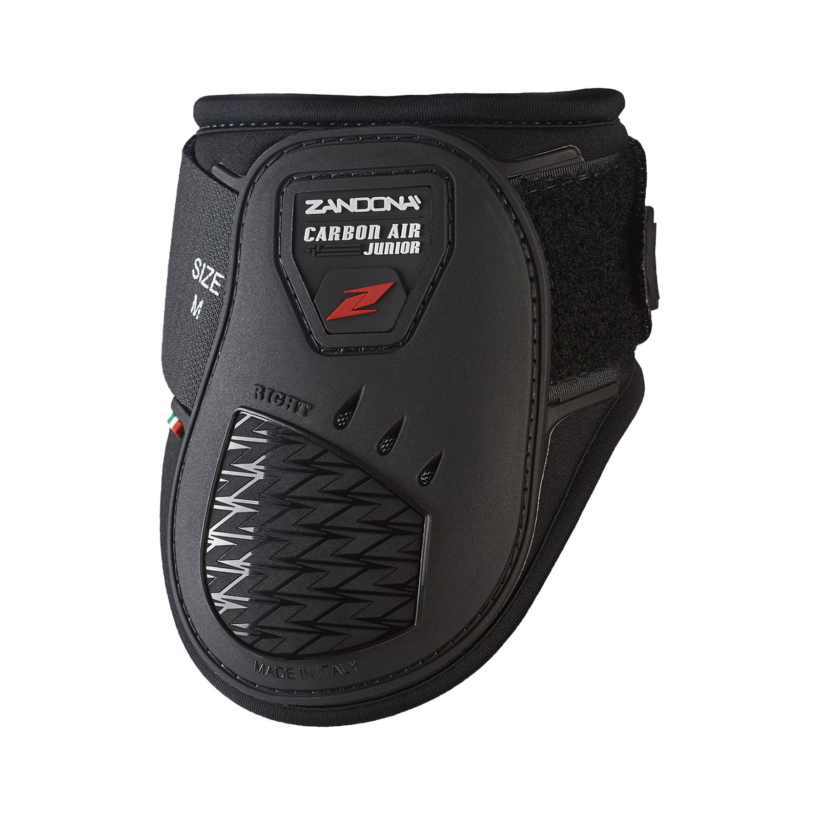 Black/Black Protectores de Menudillo Zandona Carbon Air Junior