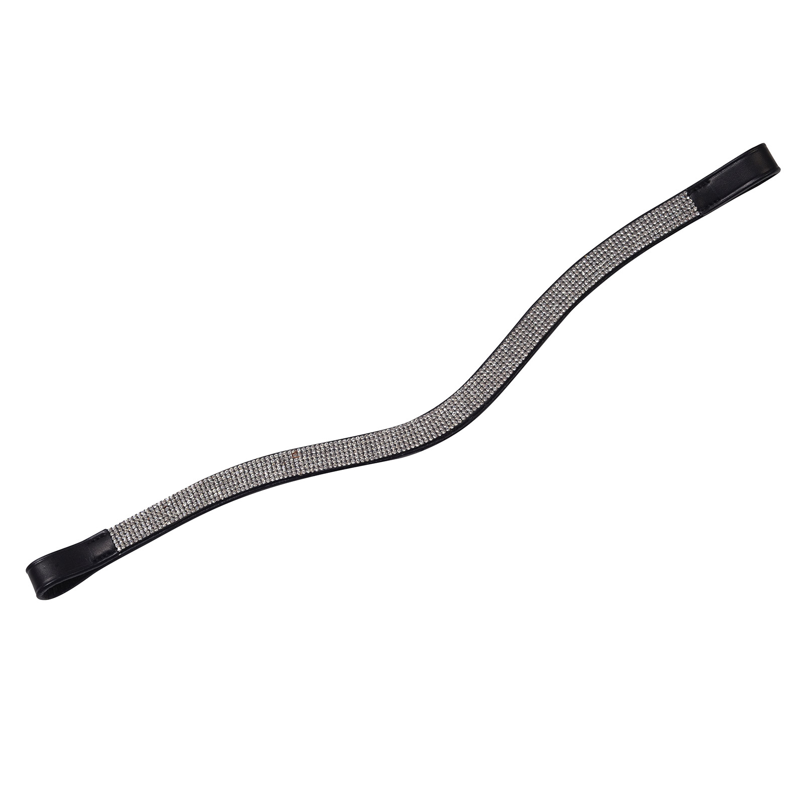 Frontalera con cadena plateada curva Collegiate