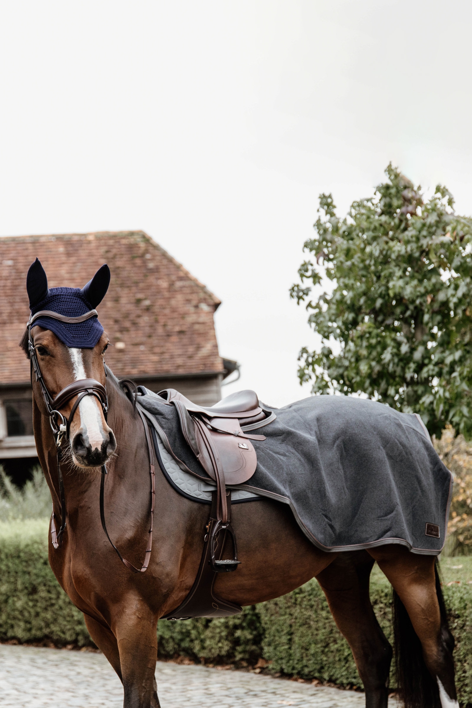 Kentucky Horsewear - Manta de equitaci&oacute;n de forro polar pesado