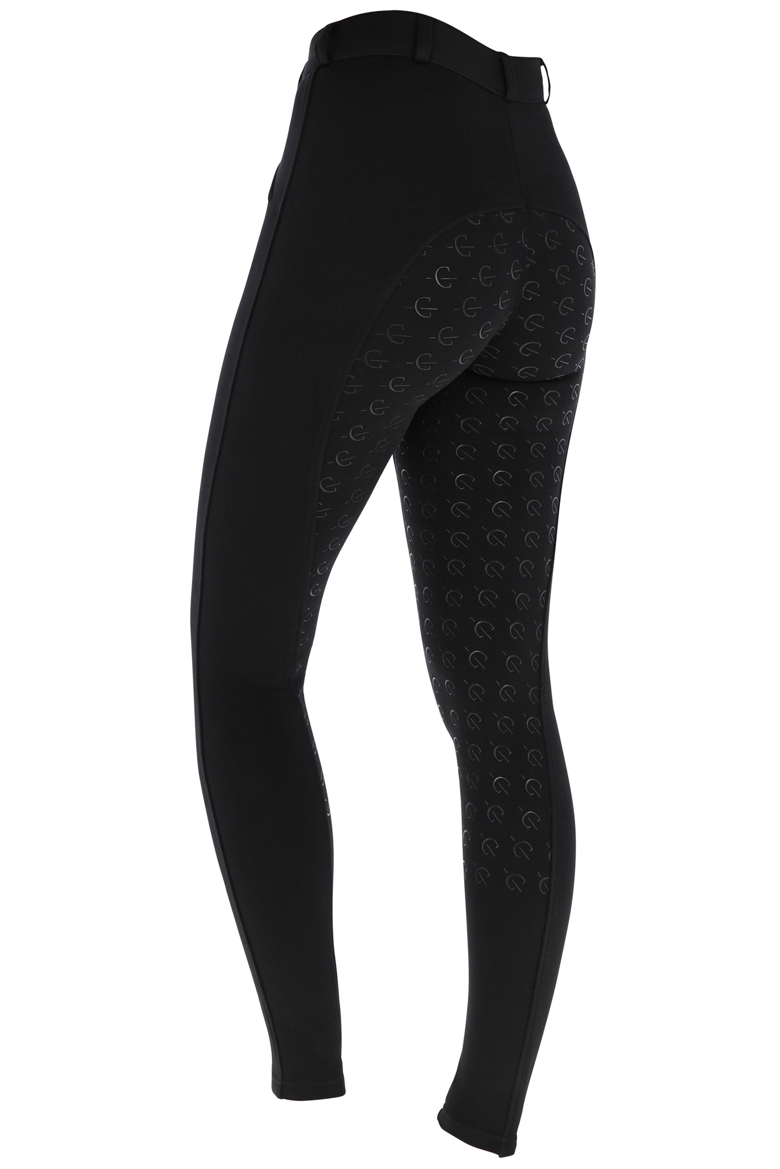 Black Pantalones de Montar para Mujer Covalliero Organomic