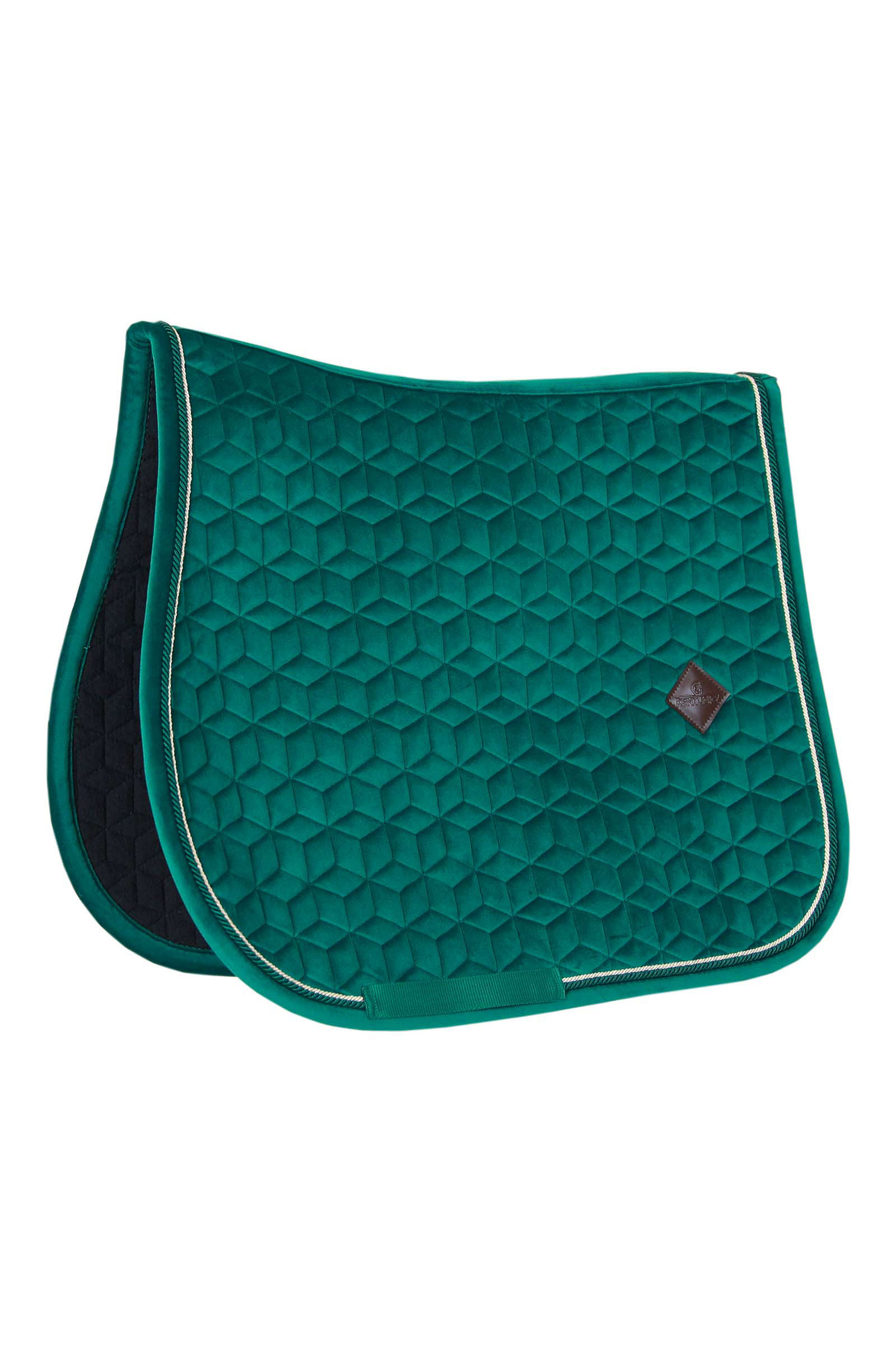 Green Kentucky Horsewear mantilla de salto Velvet  