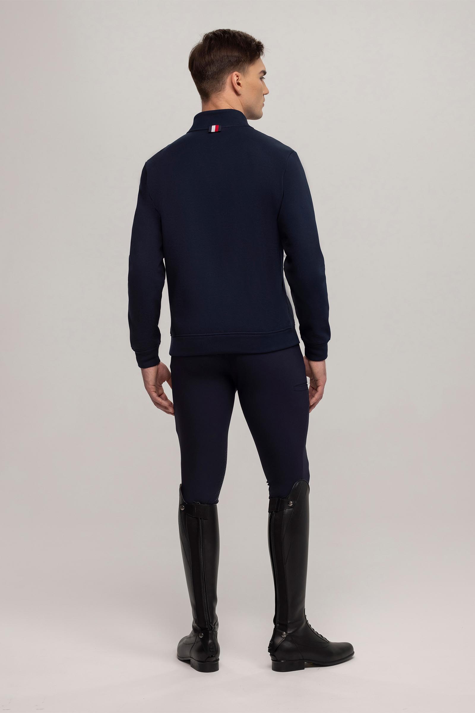 Tommy Hilfiger Equestrian Dallas suéter para hombre con cremallera 1/4