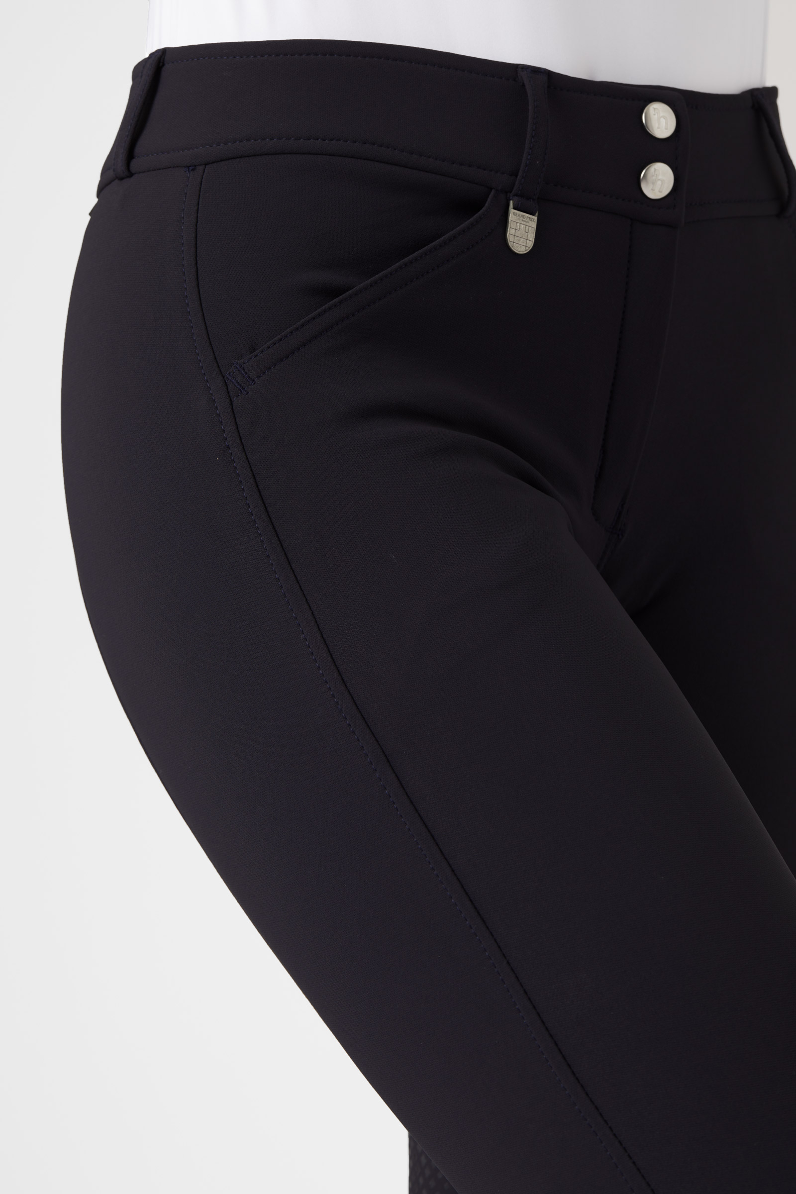 Horze Grand Prix pantalones de equitaci&oacute;n para mujer con asiento completo de silicona