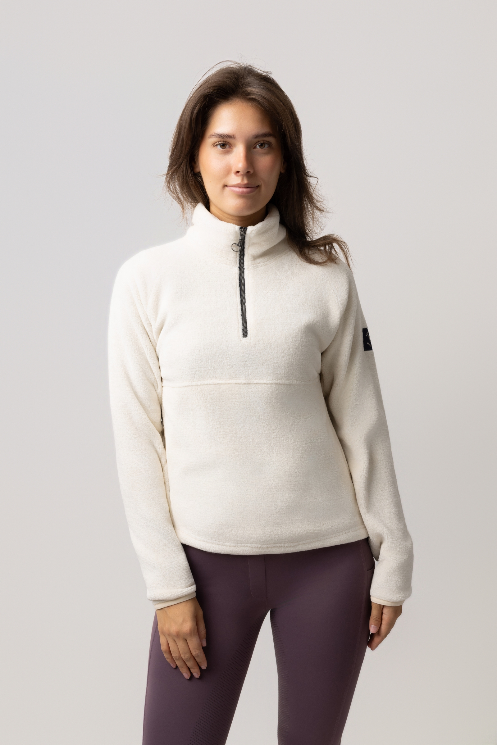 Horze Frieda Sudadera de forro polar anorak para mujeres