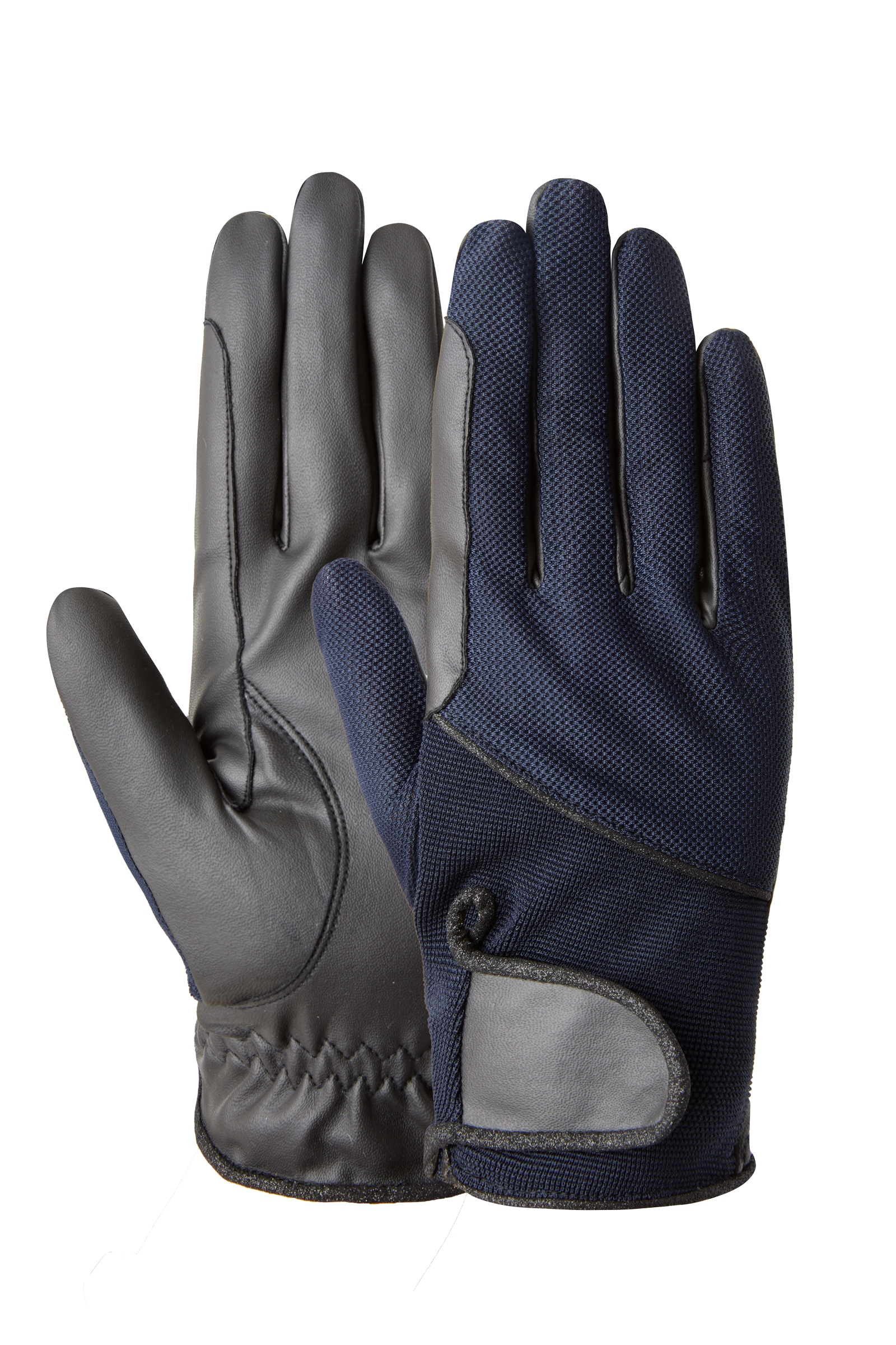 Dark Navy Guantes de Equitaci&oacute;n de Verano para Mujer Horze Leni
