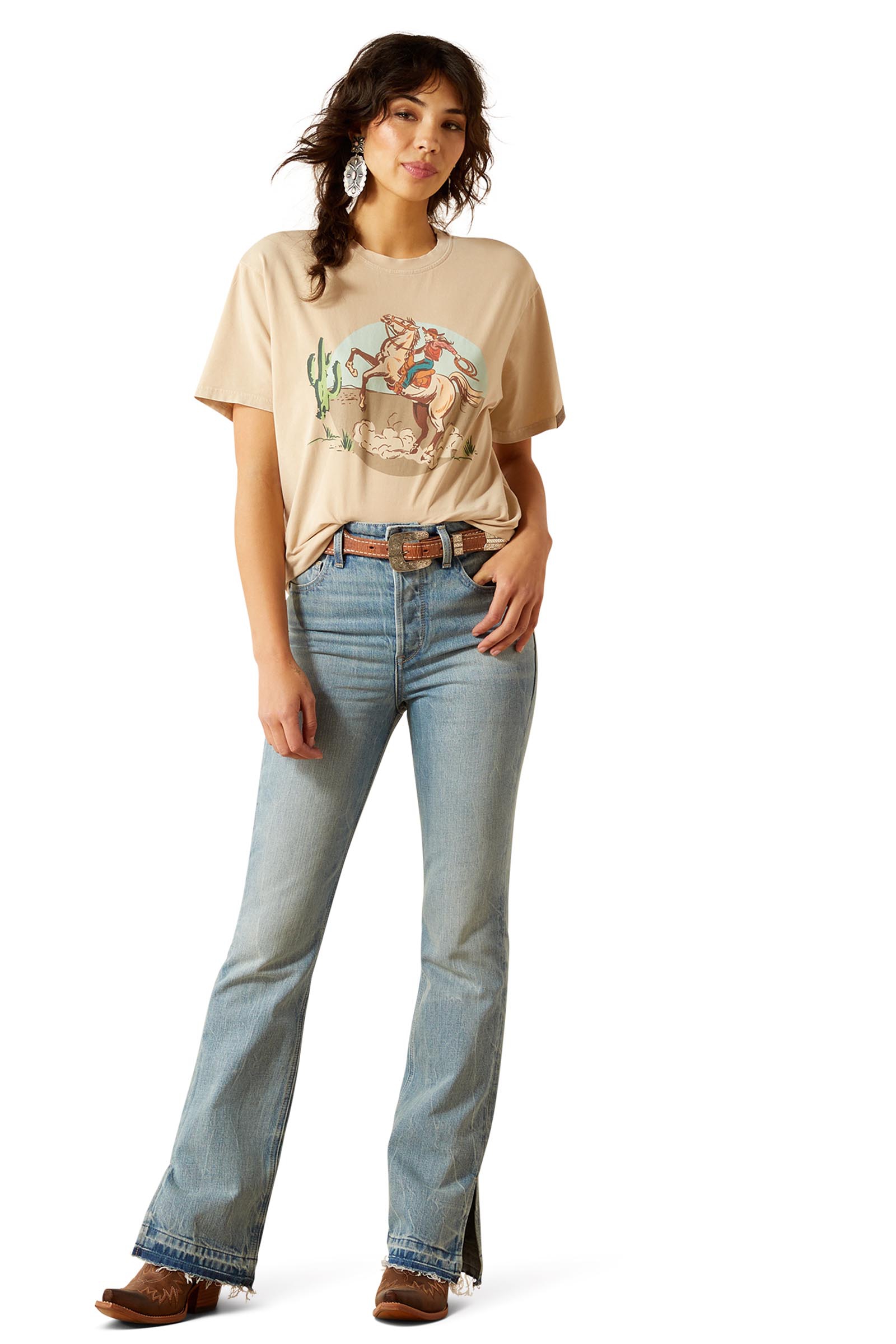 Ariat Ride On camiseta para mujer