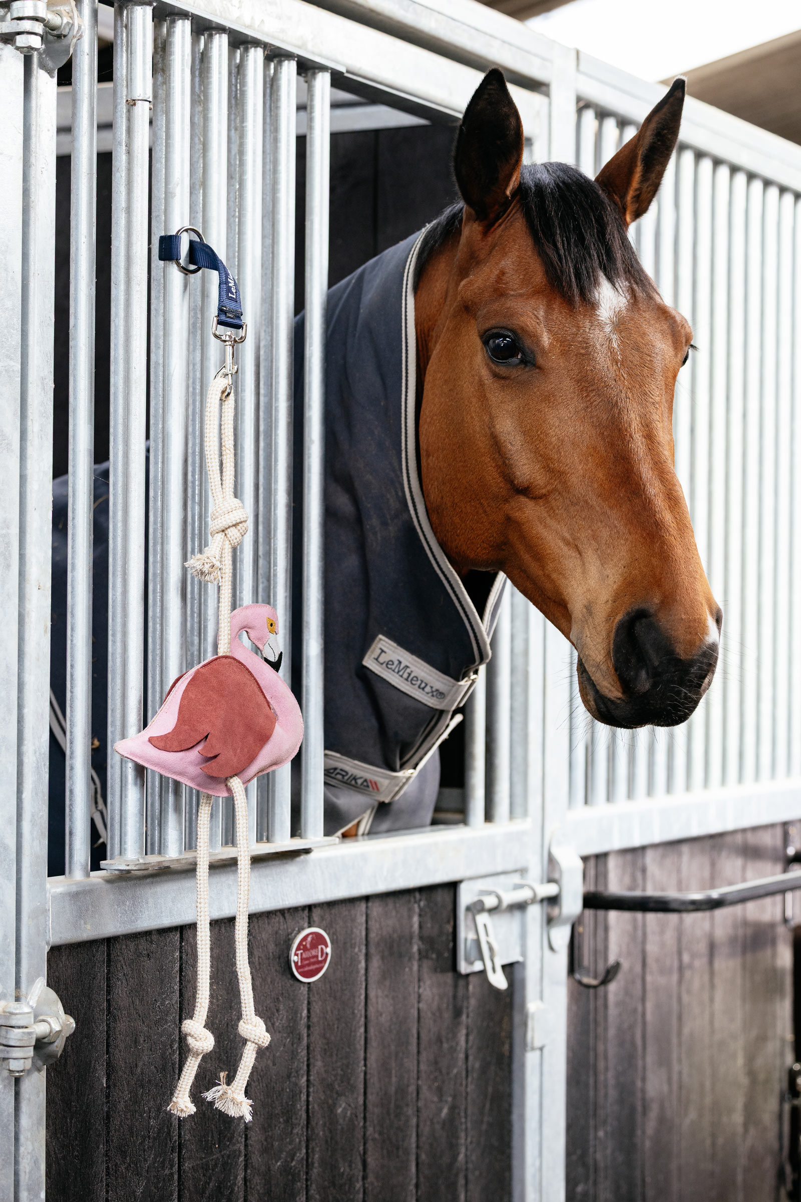 LeMieux juguete para caballos flamenco