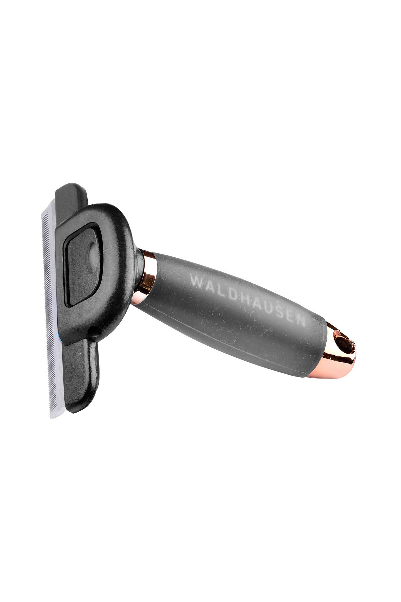 Black/Rosegold Waldhausen peine para muda con mango de gel, Large