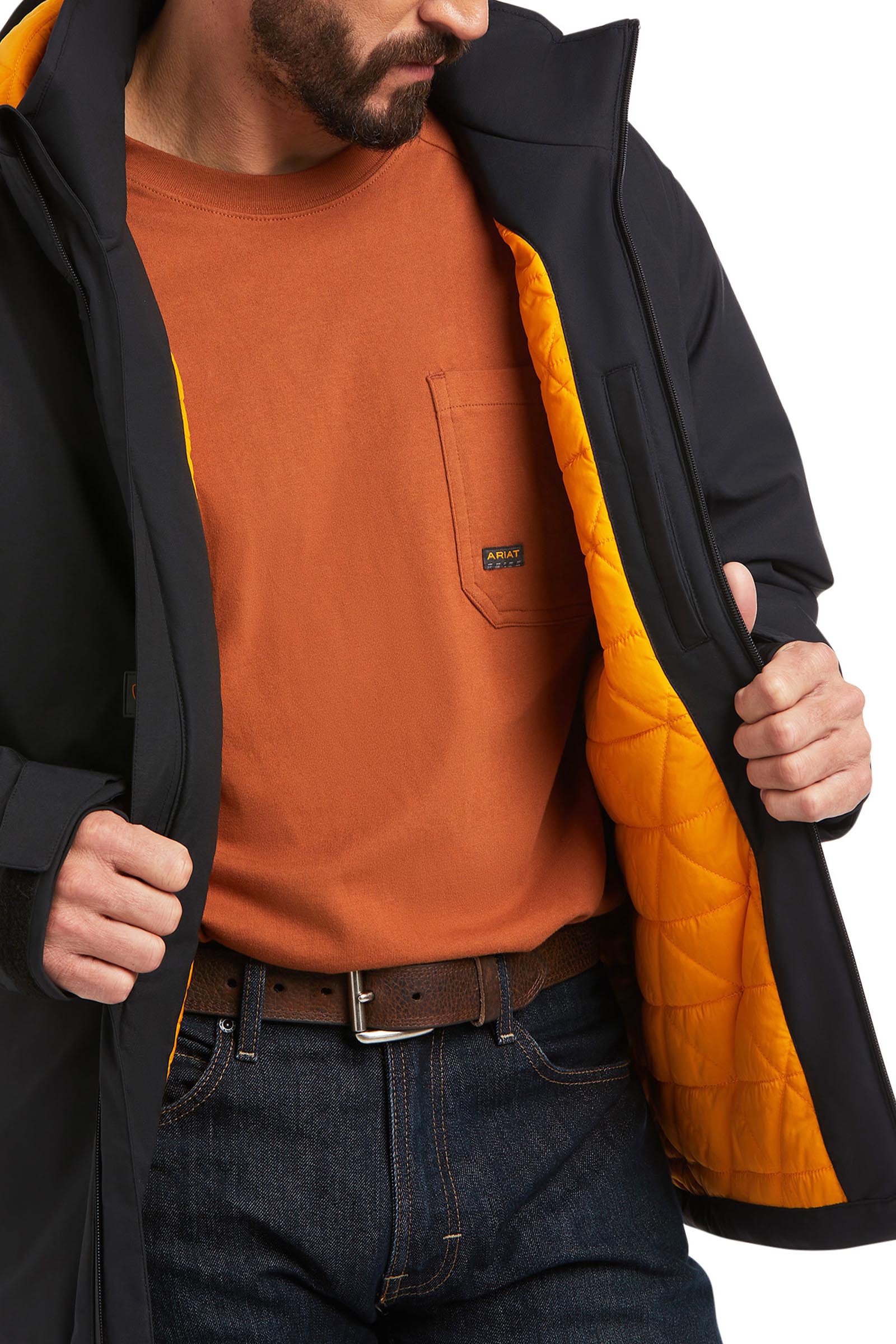 Ariat Rebar Storm Fighter 2.0 Chaqueta impermeable para hombre