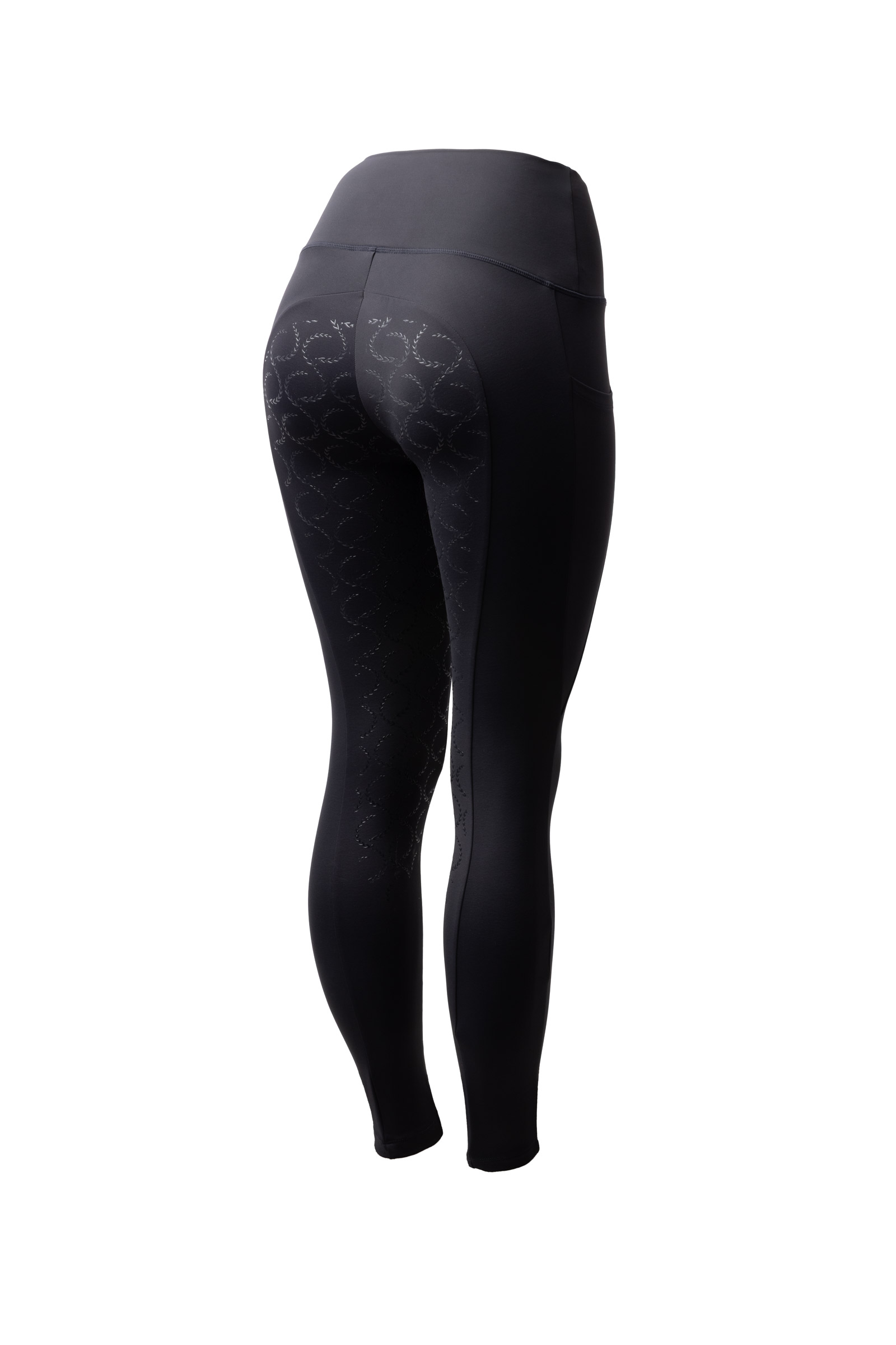 dark nay Horze Gillian Leggings térmicas para mujer con agarre total