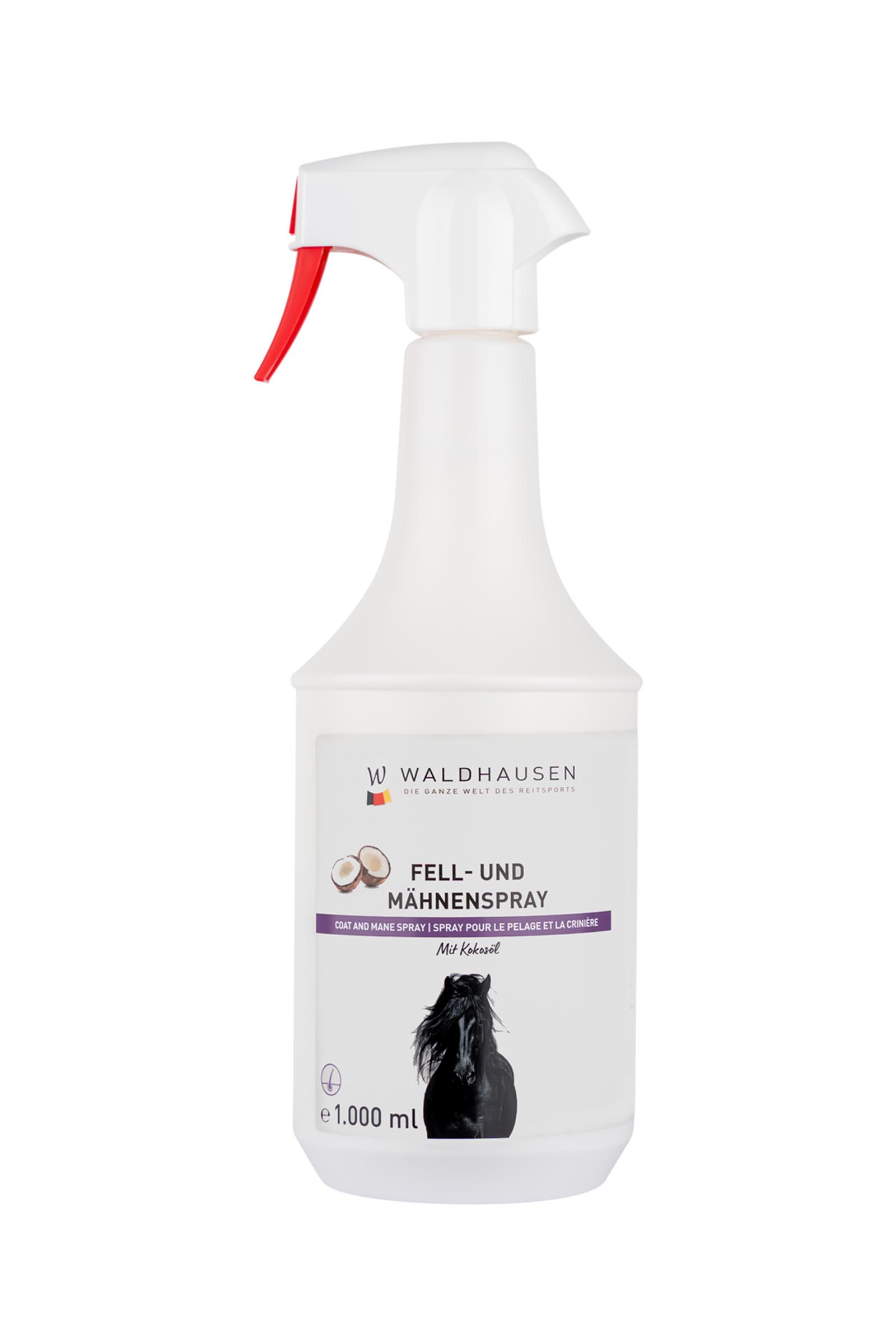Waldhausen spray para pelaje y melena con aceite de coco, 1 l
