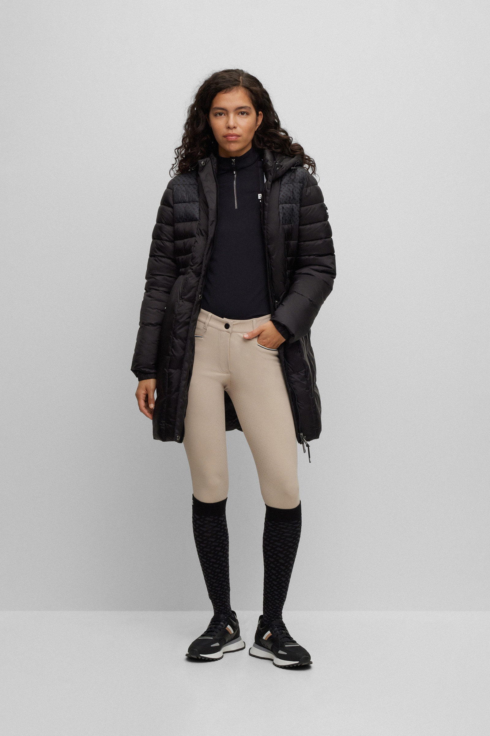 Pantalones cortos Boss Heather con agarre completo para mujer