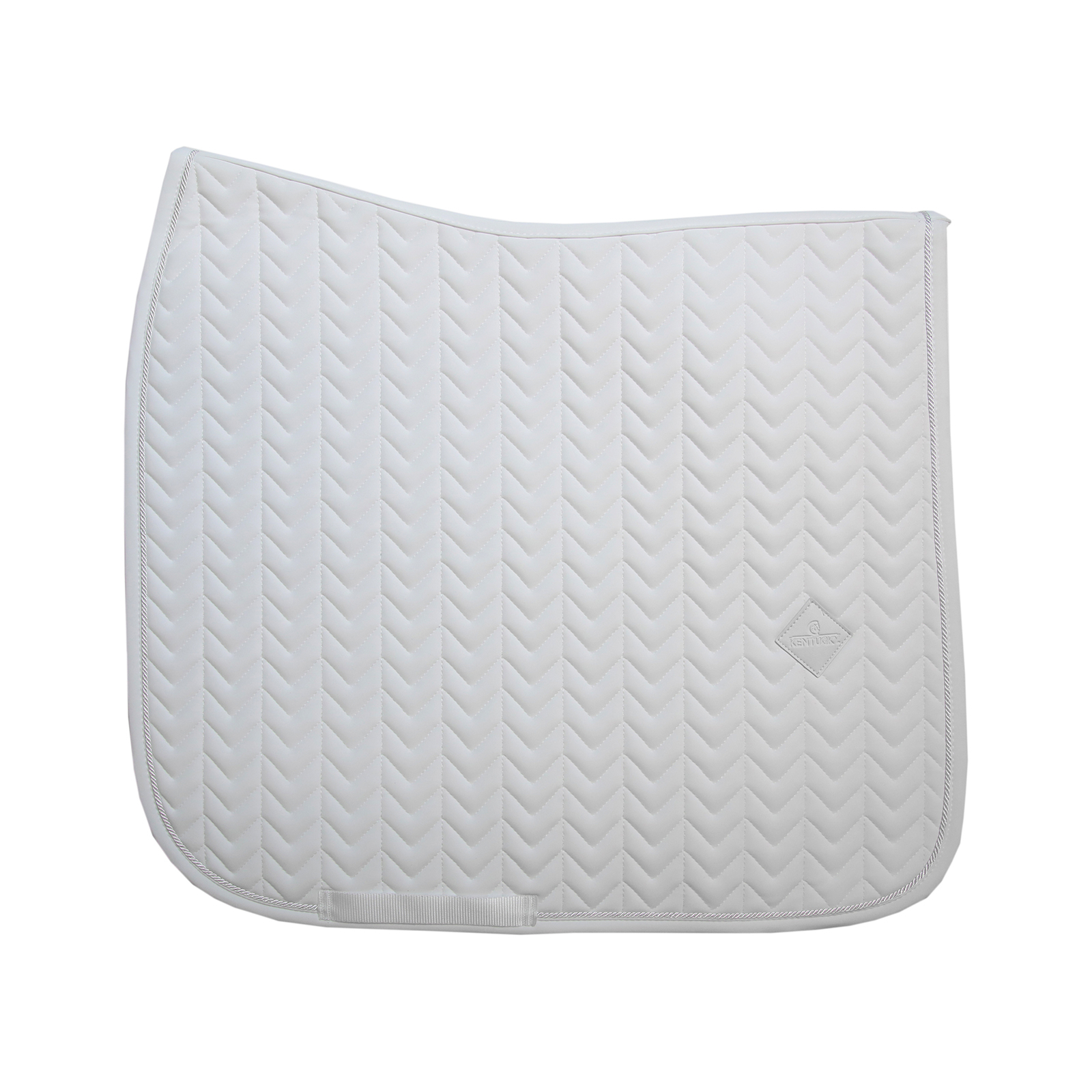WH/AB Kentucky Horsewear Saddle Pad Fishbone Dressage