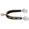 Espuelas Sprenger Ultra Fit Grip Marrón, acero inoxidable con Ruleta #6