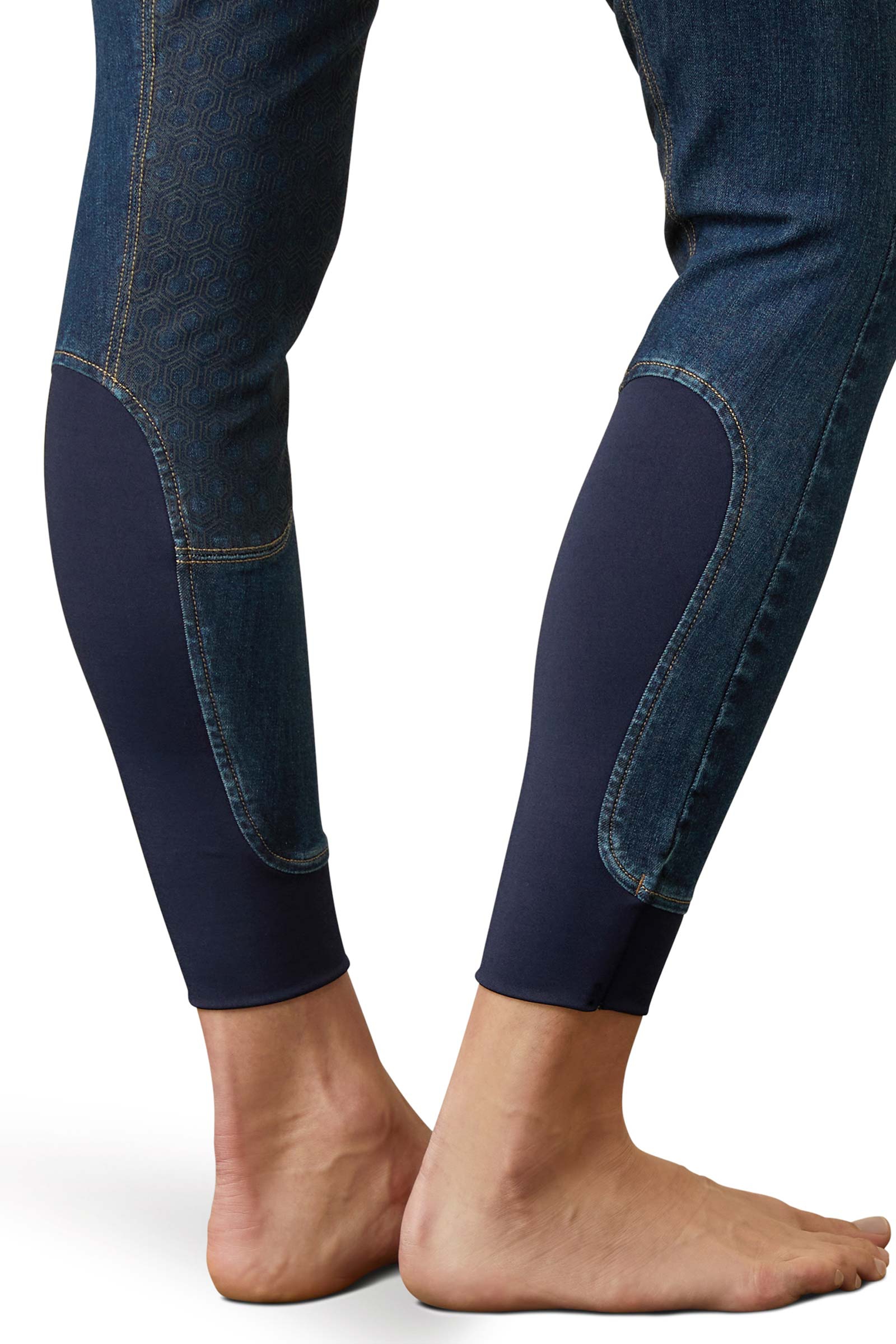 Ariat Halo Denim Pantalones de equitaci&oacute;n para mujer con asiento completo